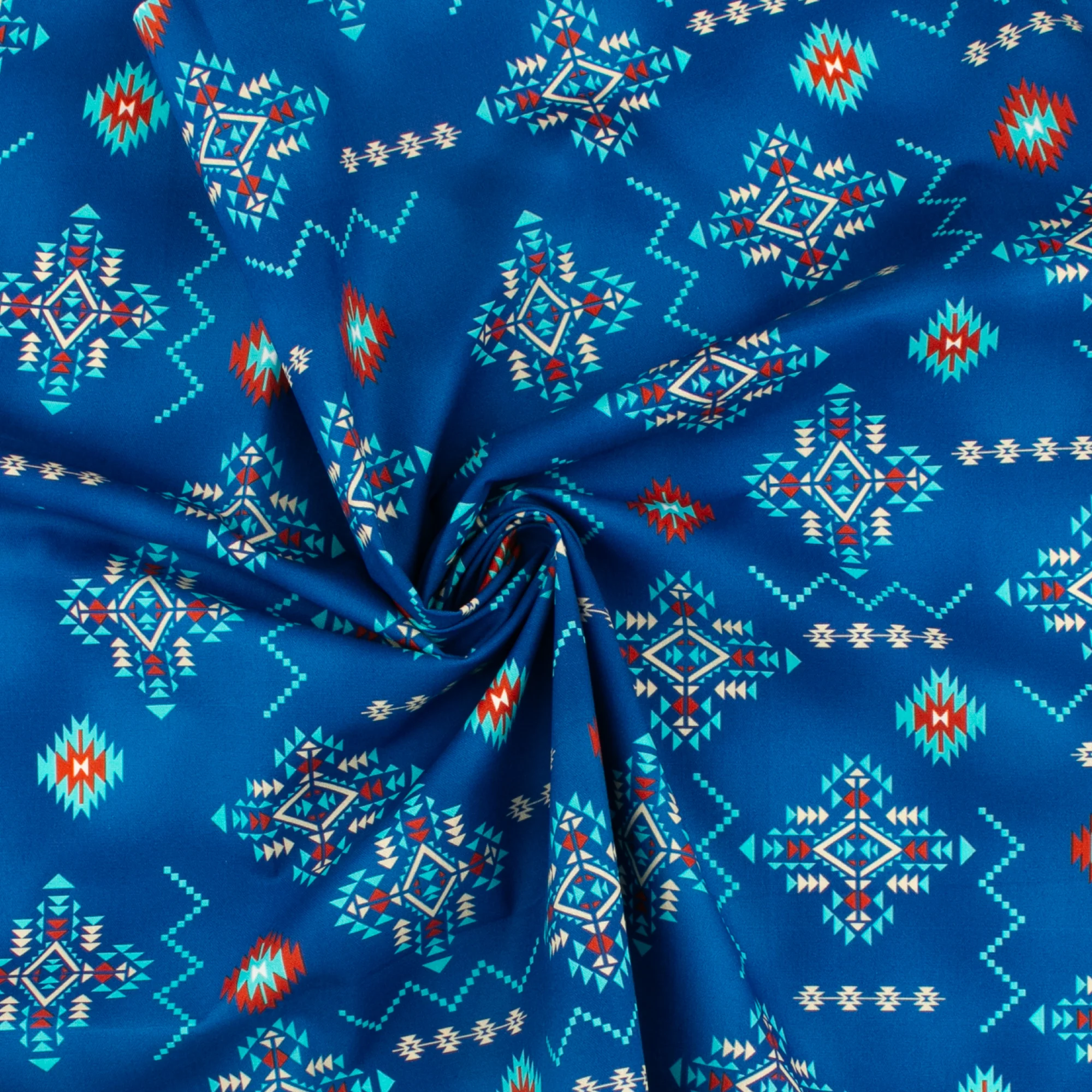 Printed Cotton - PRAIRIE CREEK - 024 - Blue - Image 2