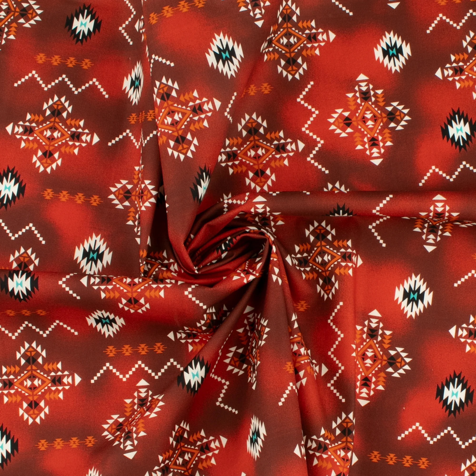 Printed Cotton - PRAIRIE CREEK - 026 - Rust - Image 2