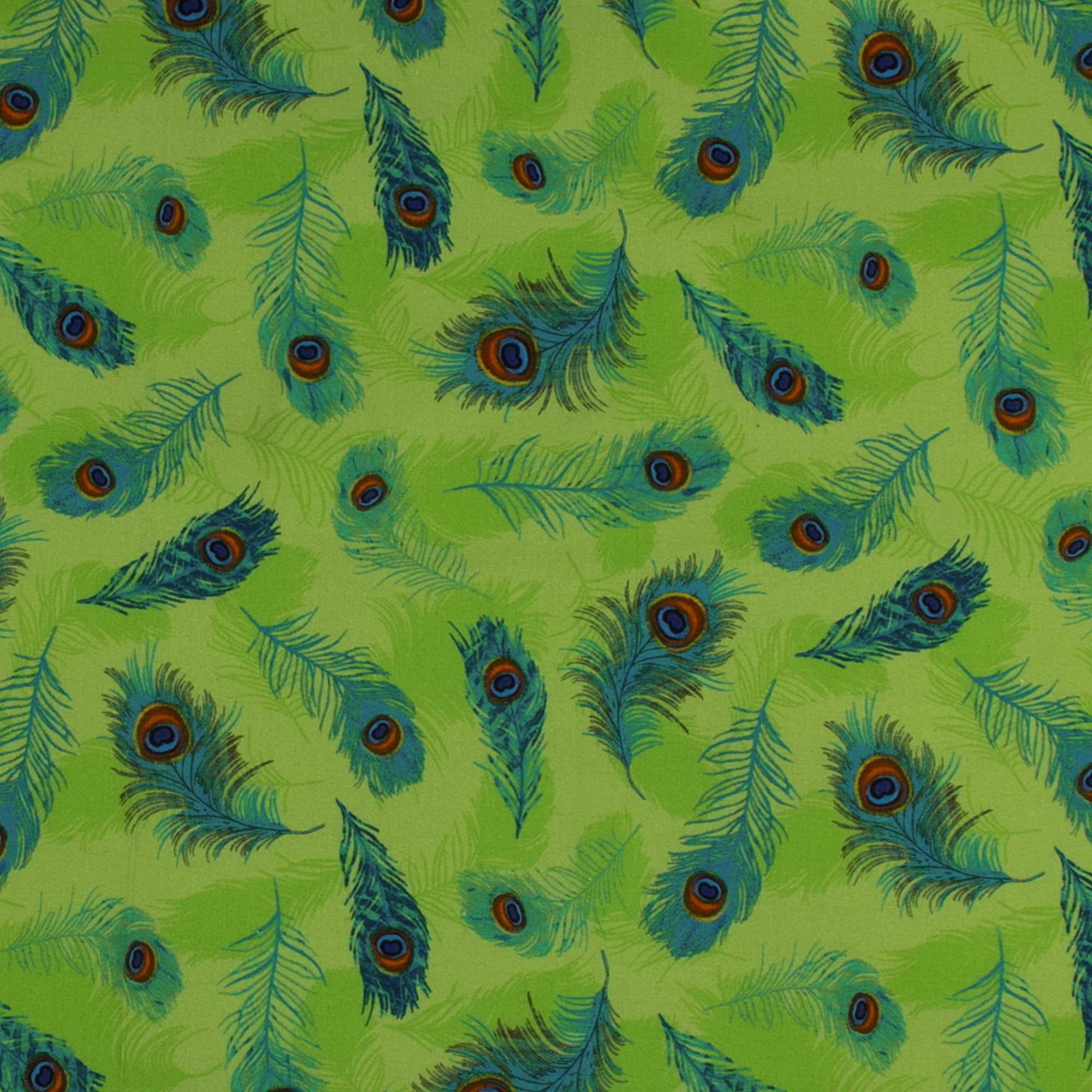Printed Cotton - PROMENADE - 002 - Green
