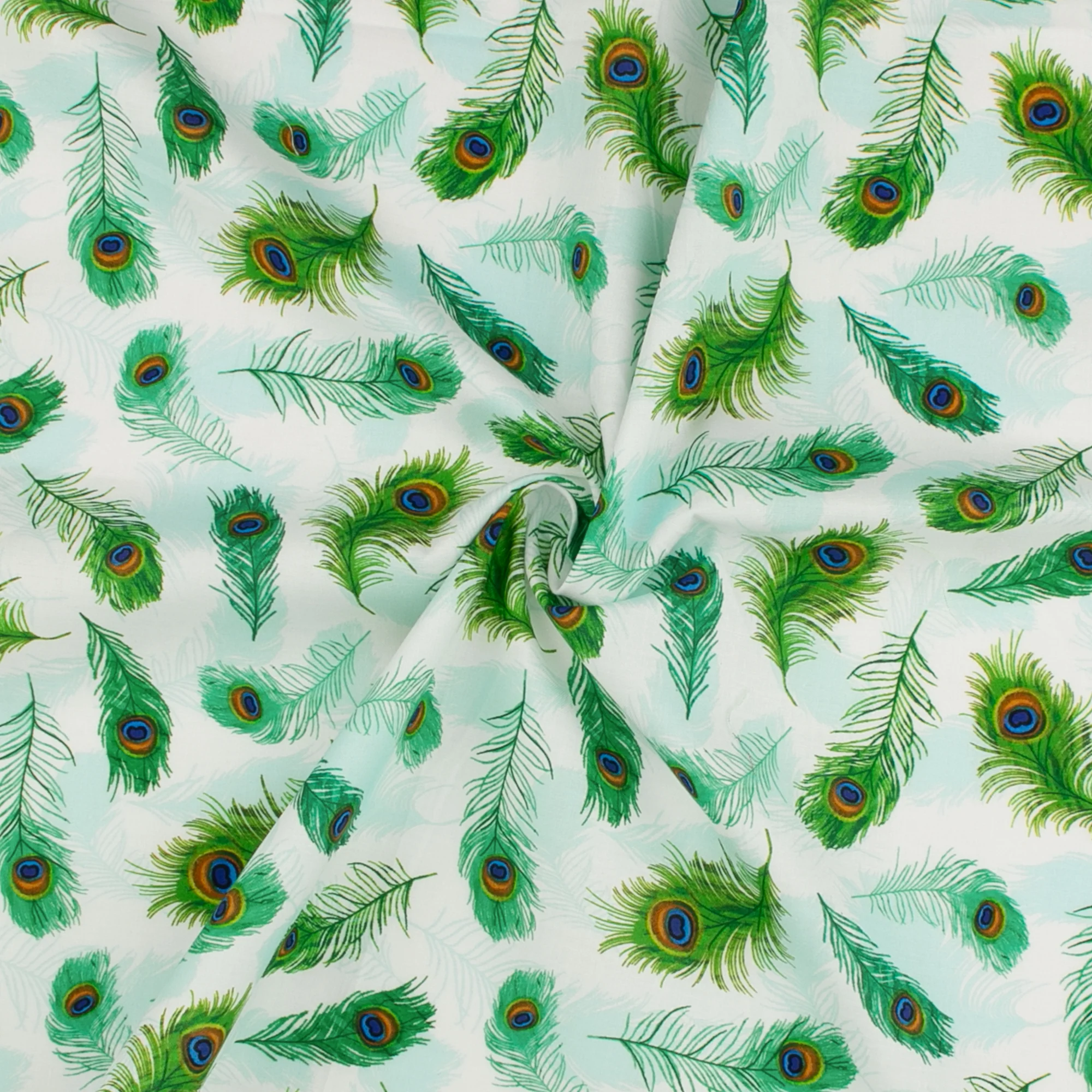 Printed Cotton - PROMENADE - 003 - White - Image 2