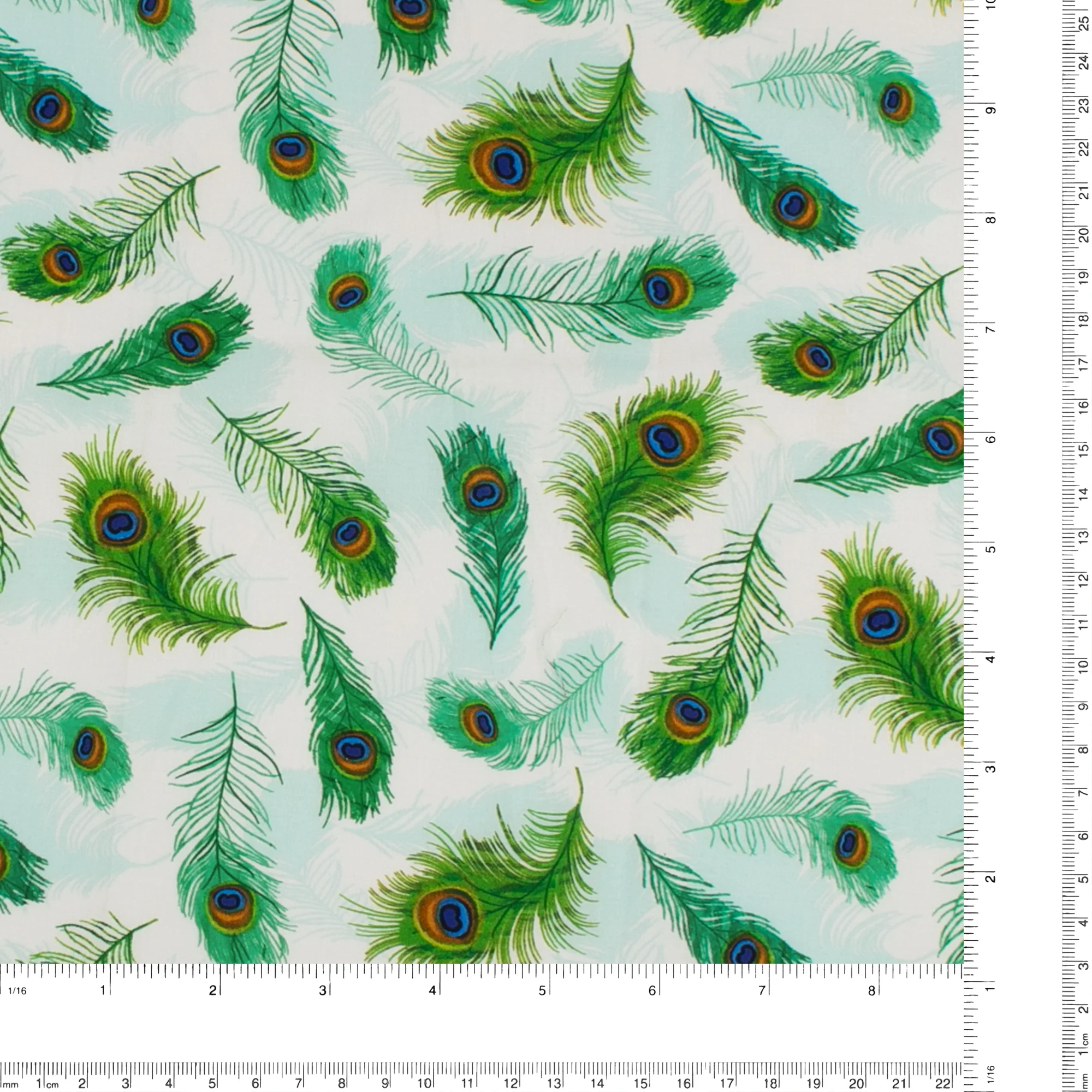 Printed Cotton - PROMENADE - 003 - White - Image 3