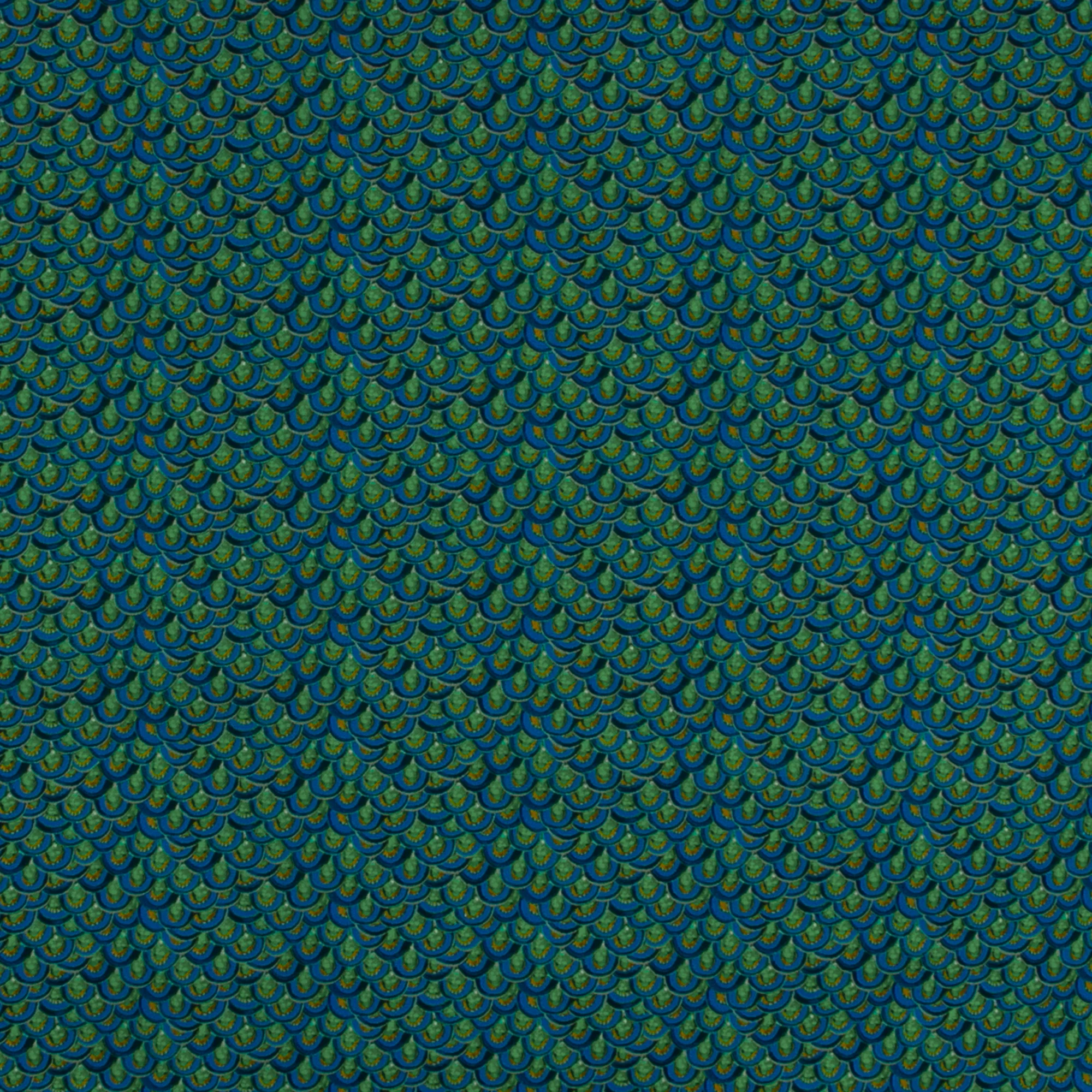 Printed Cotton - PROMENADE - 006 - Blue