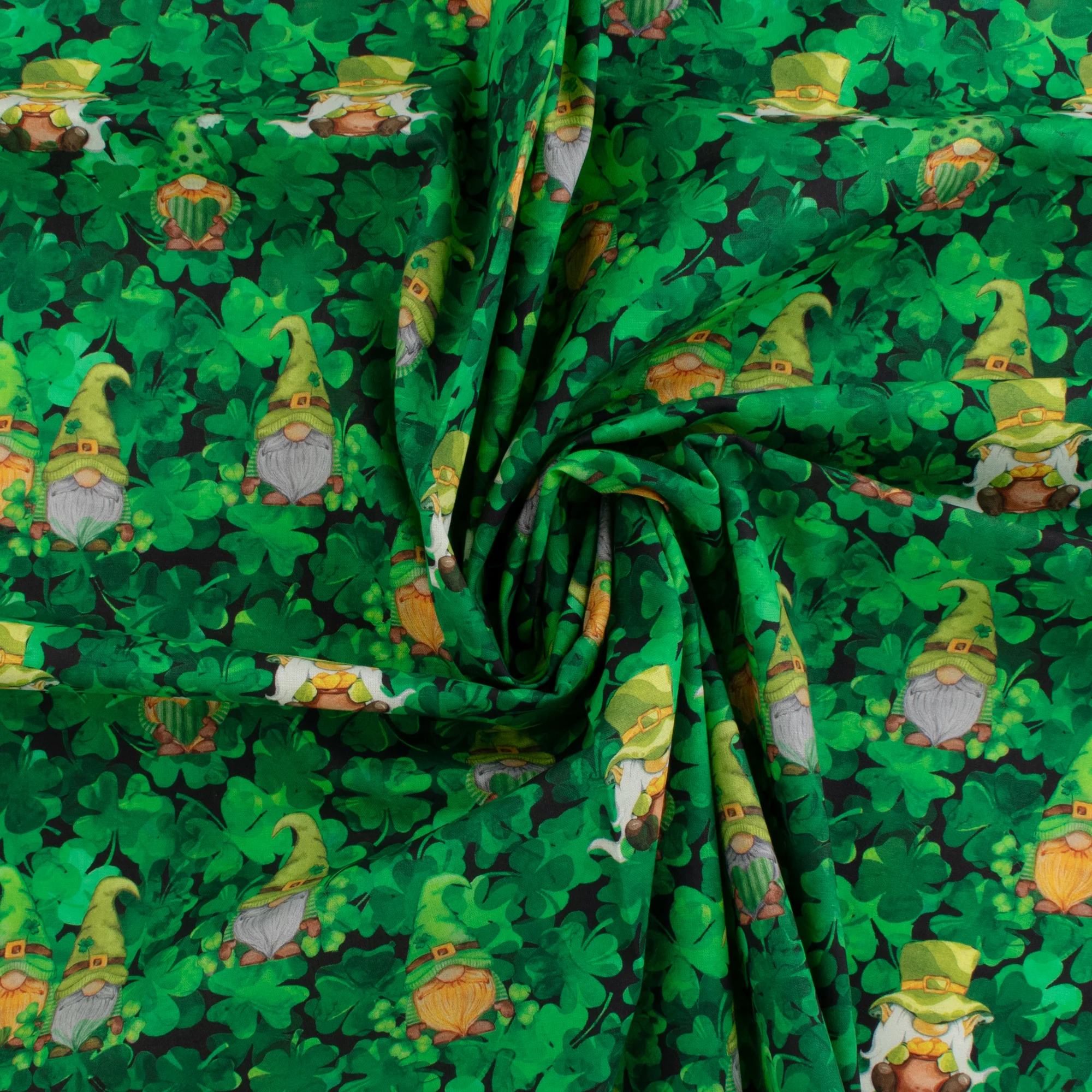 Printed Cotton - SAINT-PATRICK - 025 - Black - Image 2