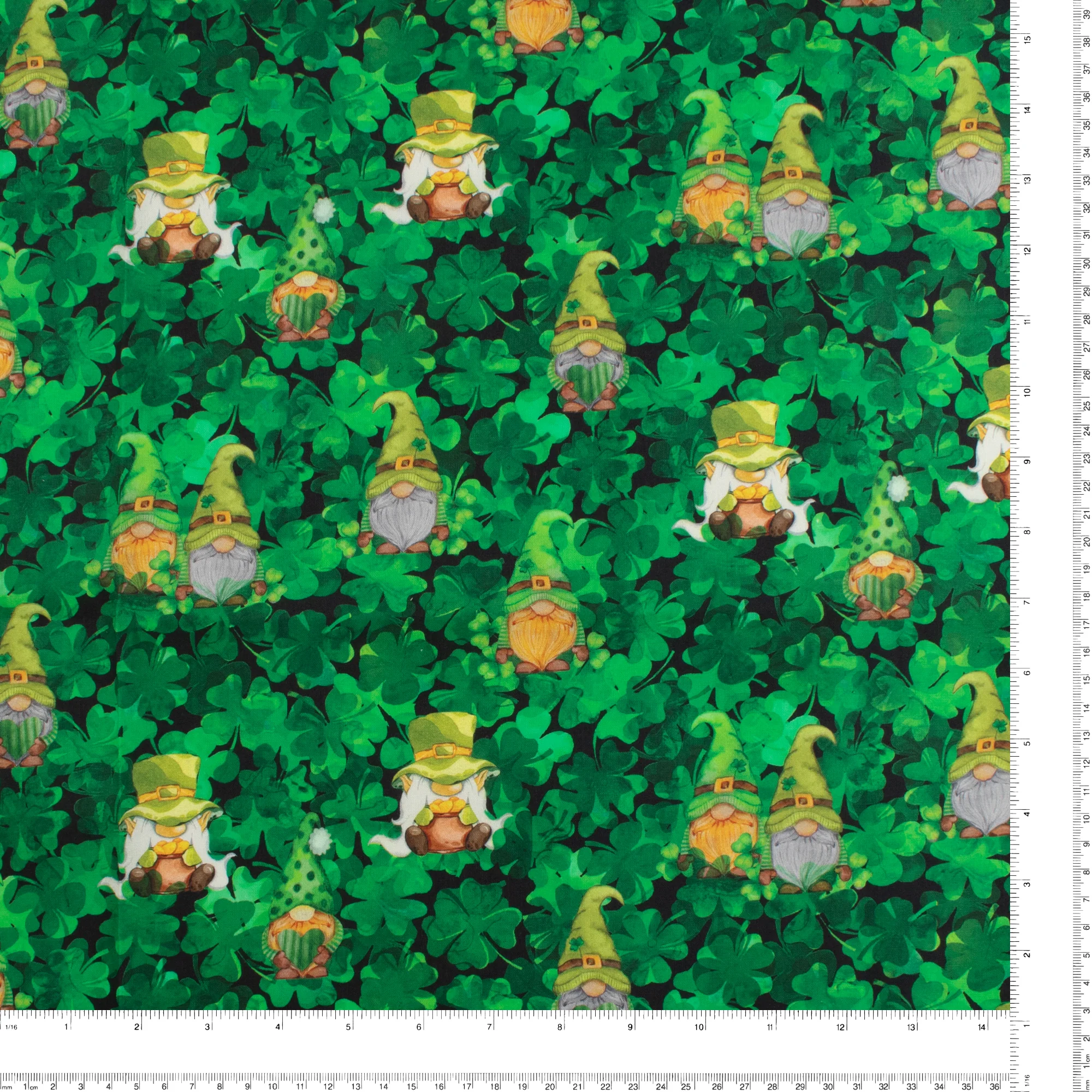 Printed Cotton - SAINT-PATRICK - 025 - Black - Image 3
