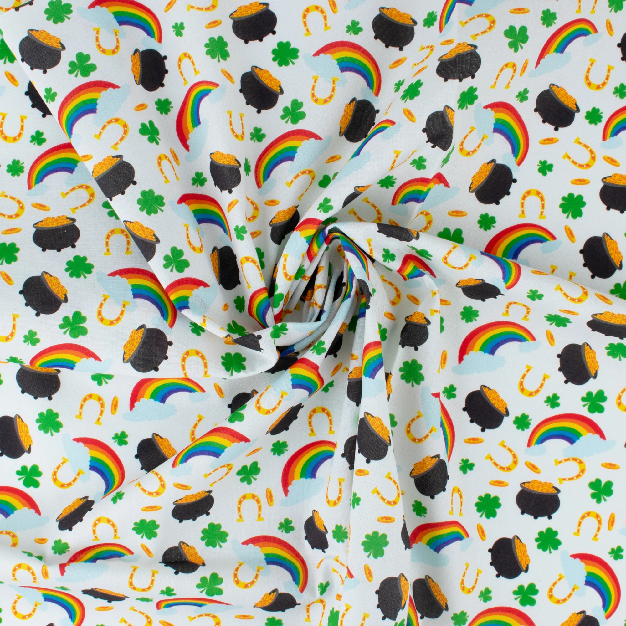 Printed Cotton - SAINT-PATRICK - 026 - White - Image 2