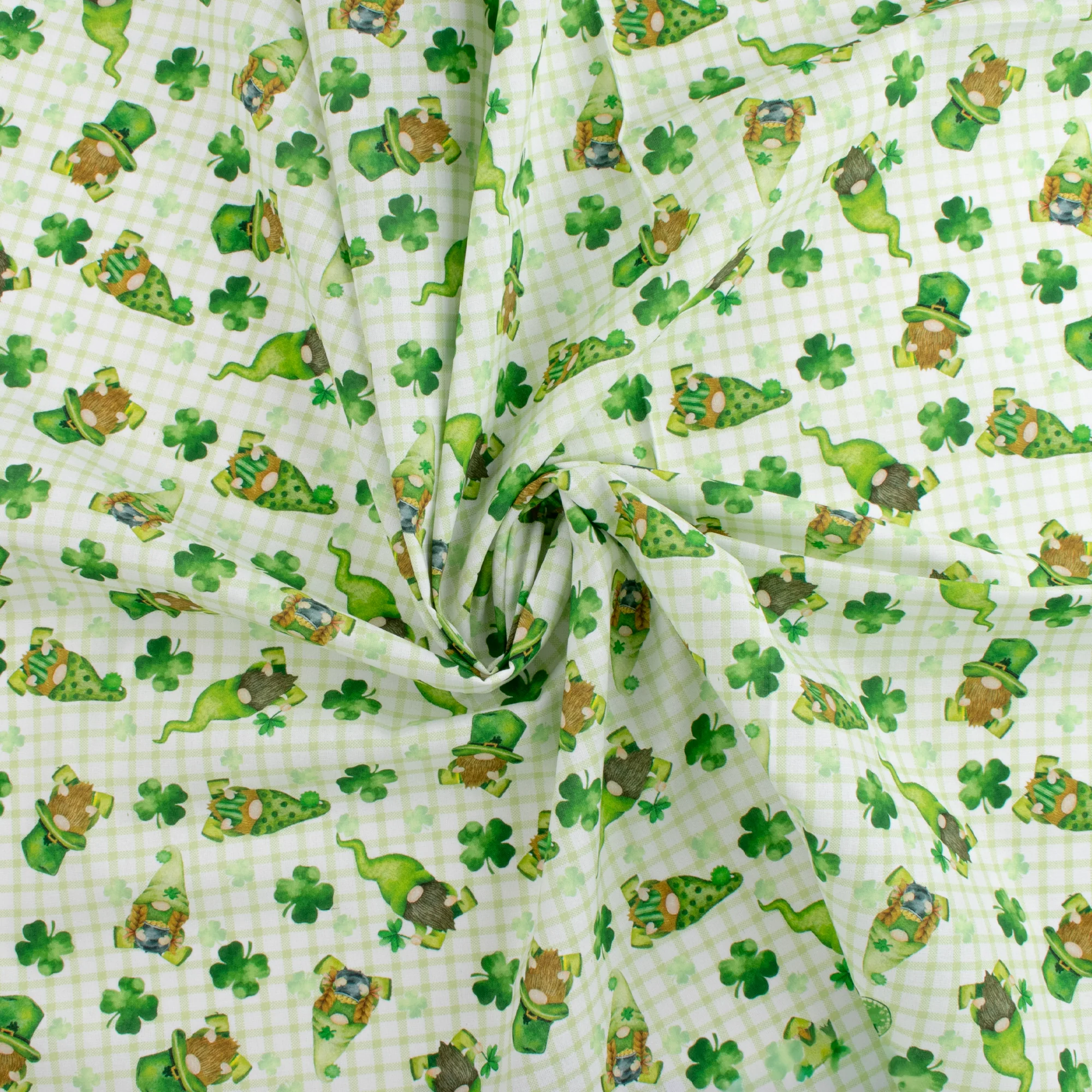 Printed Cotton - SAINT-PATRICK - 027 - Light Green - Image 2