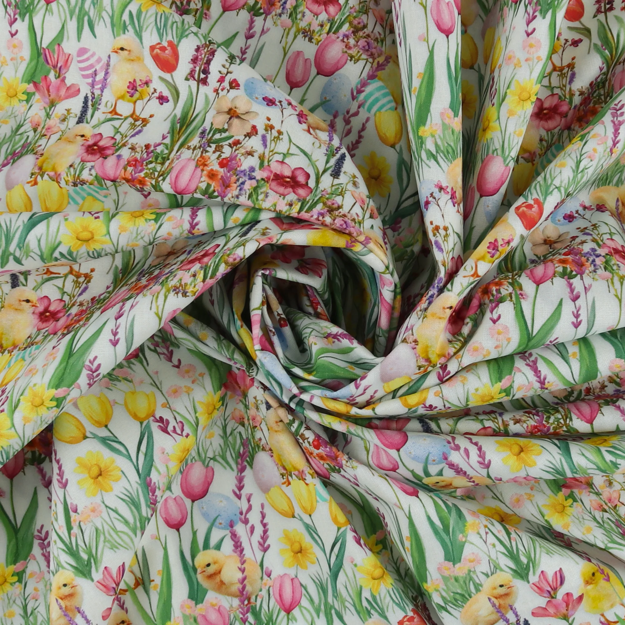 Printed Cotton - Tea Party - 006 - White - Image 2