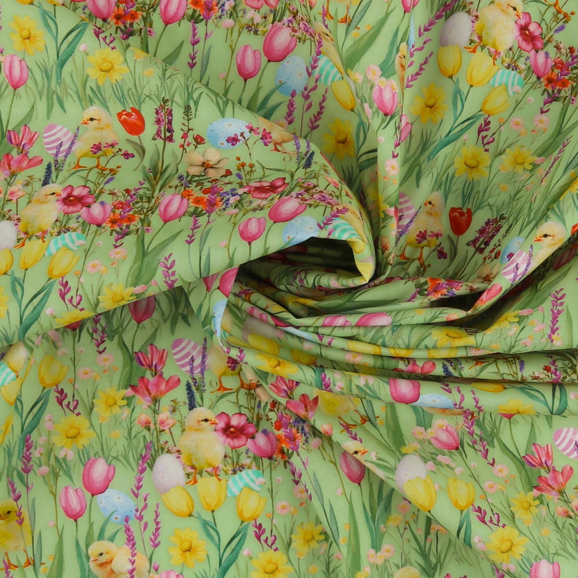 Printed Cotton - Tea Party - 007 - Mint - Image 2