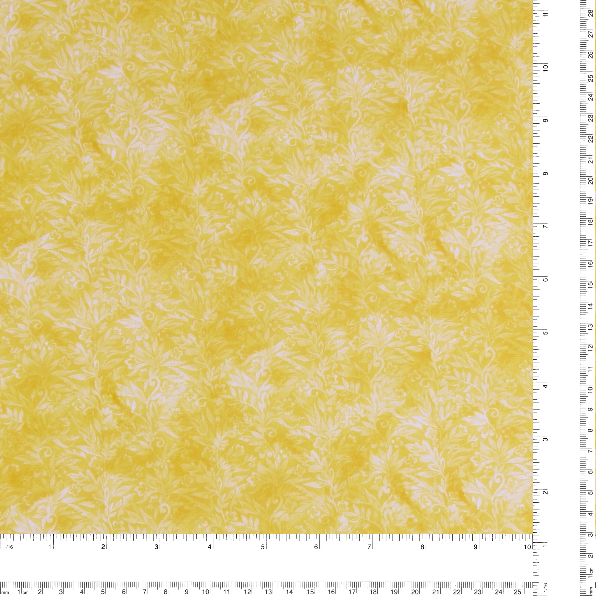 Printed Cotton - Tea Party - 010 - Bright Yellow - Image 3