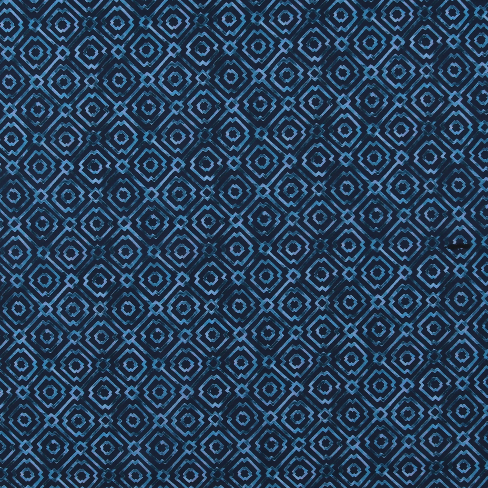 Printed Cotton Voile - EVERYDAY BLUES - 004 - Navy
