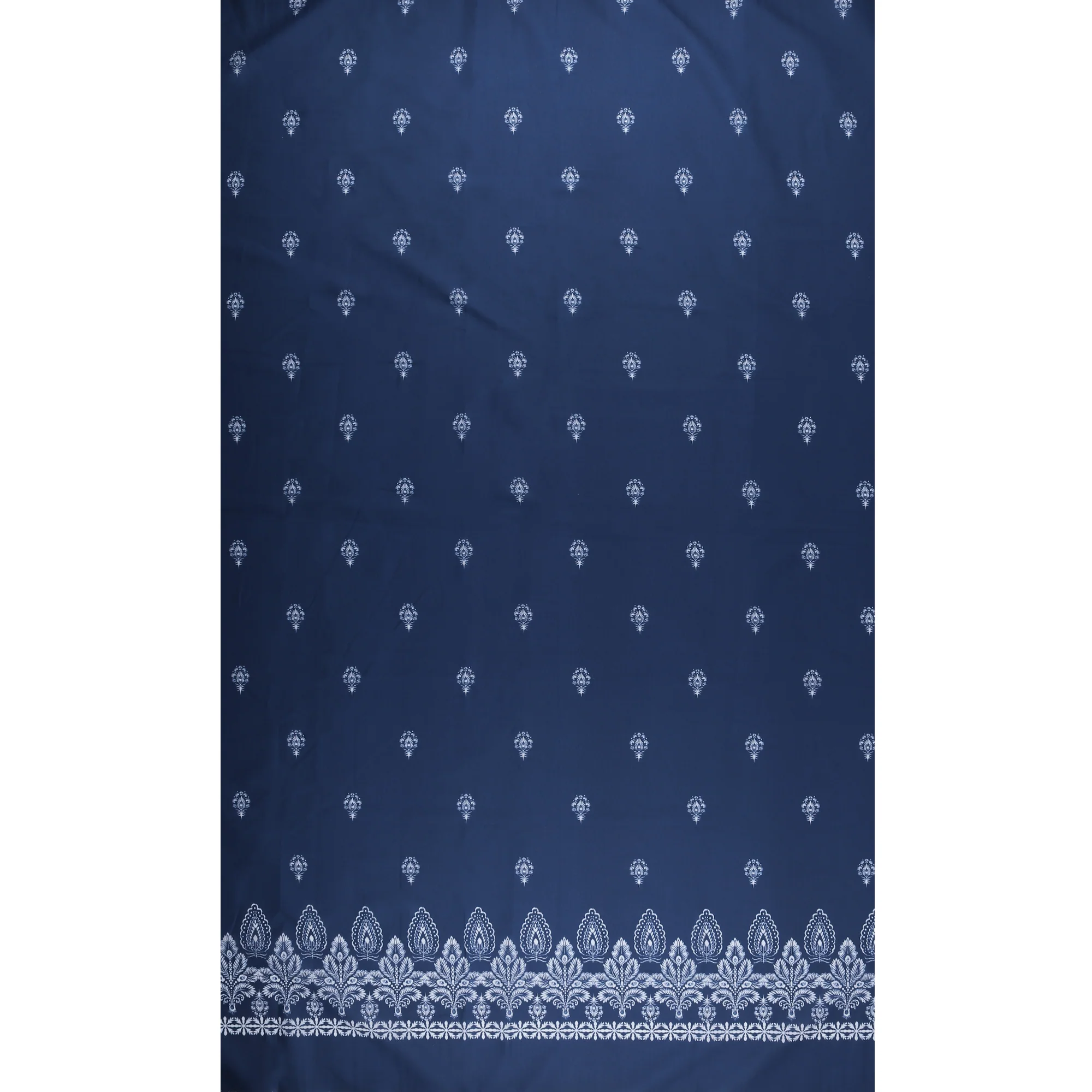 Printed Cotton Voile - EVERYDAY BLUES - 008 - Blue - Image 4