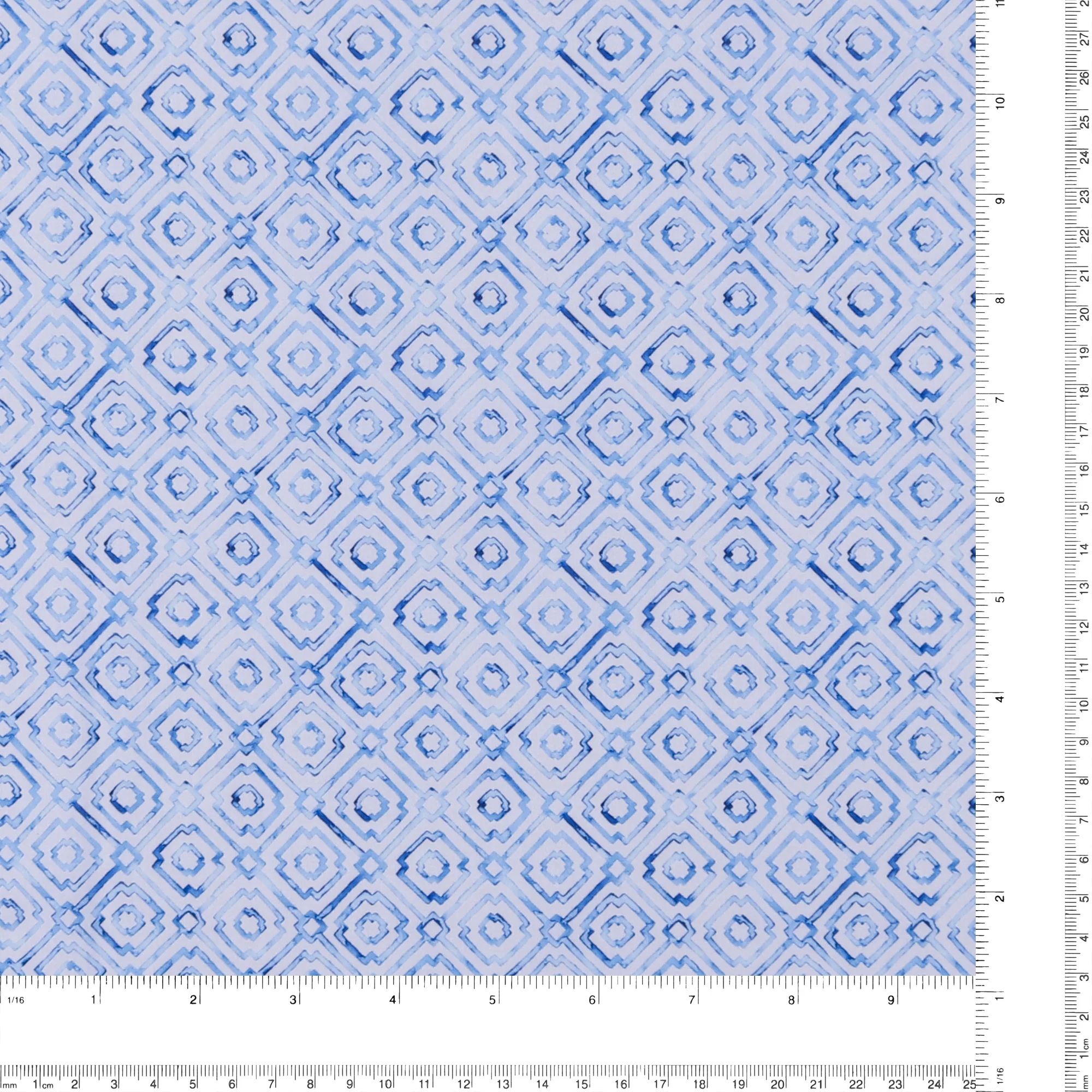 Printed Cotton Voile - EVERYDAY BLUES - 011 - Blue - Image 3