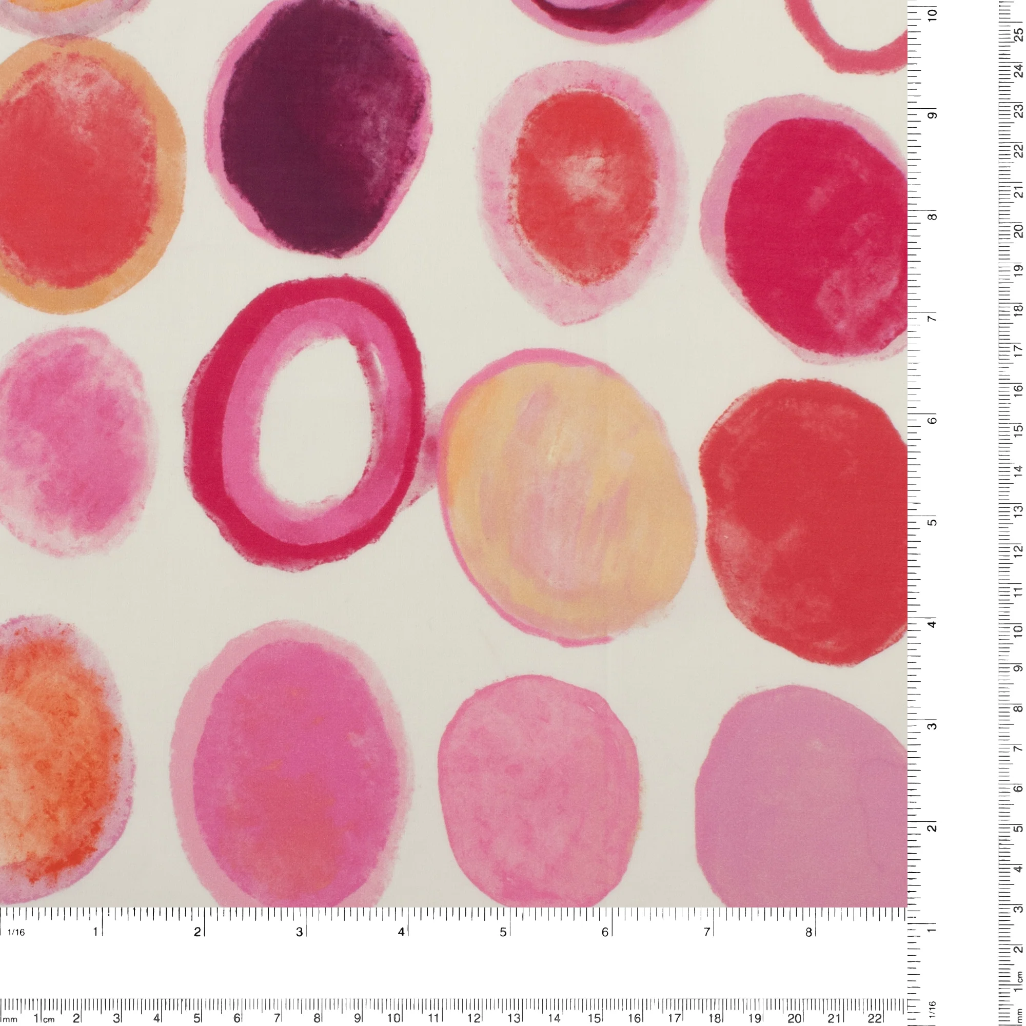 Printed Cotton Voile - MARBELLA - 001 - Pink - Image 3