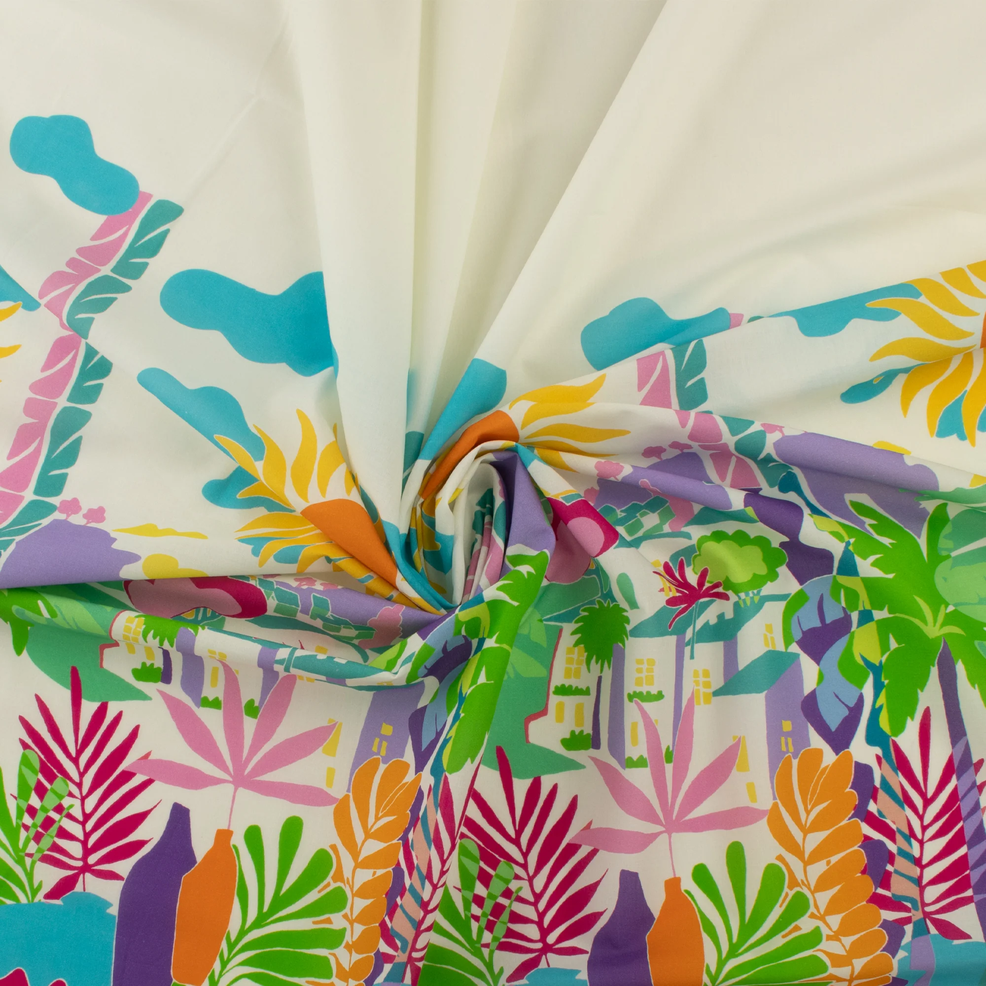 Printed Cotton Voile - MARBELLA - 003 - Pink - Image 2