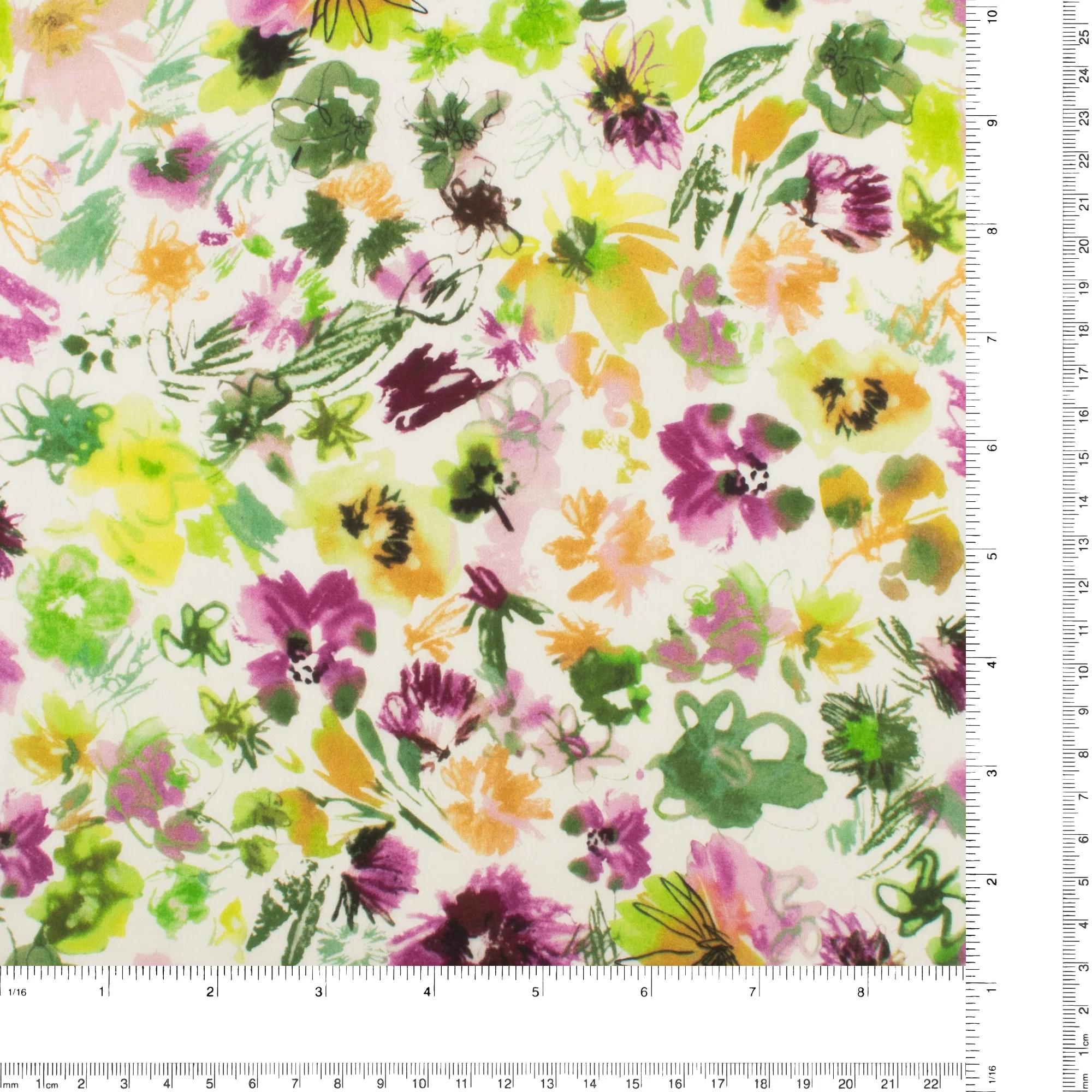 Printed Cotton Voile - MARBELLA - 004 - Lilac - Image 3