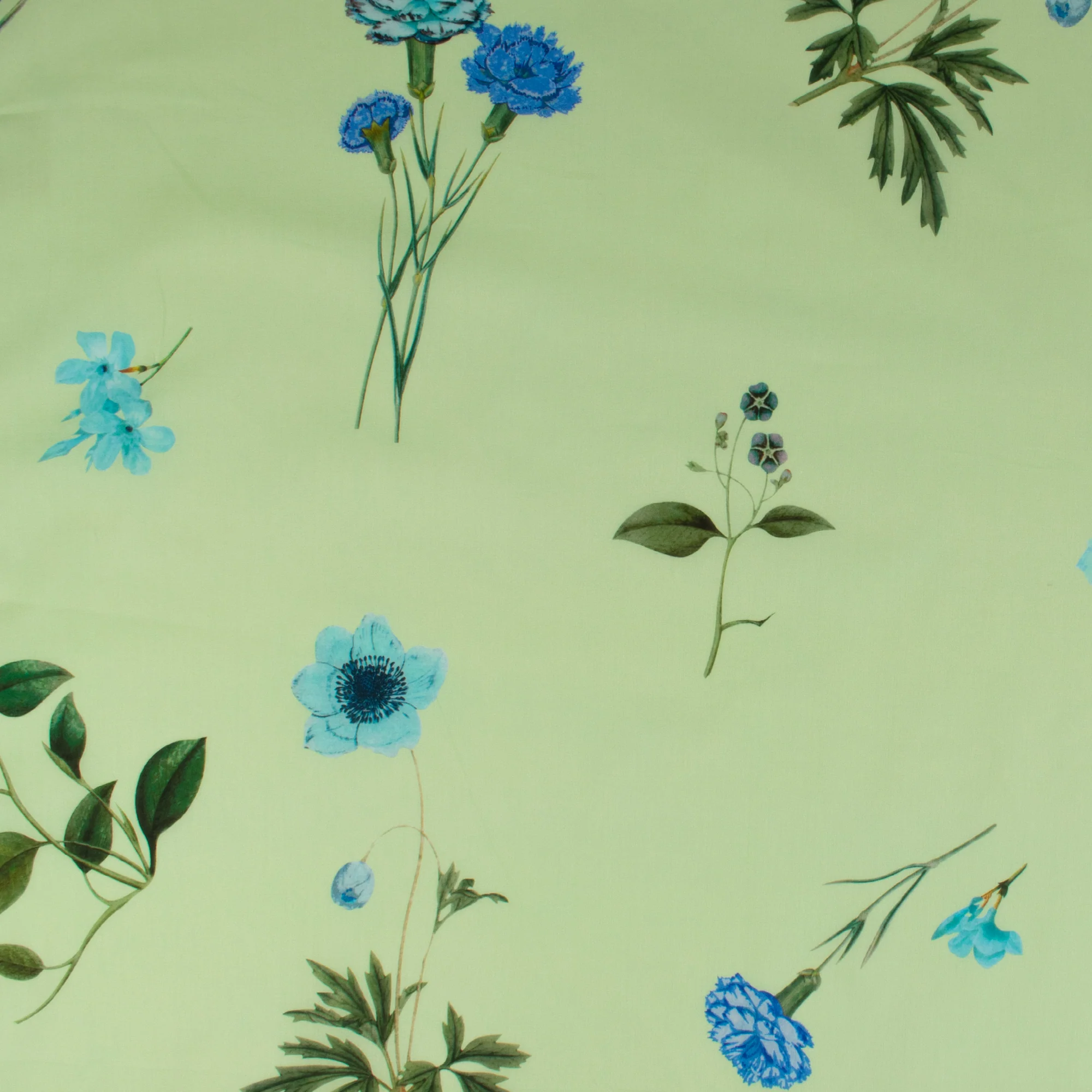 Printed Cotton Voile - MARBELLA - 014 - Pistachio