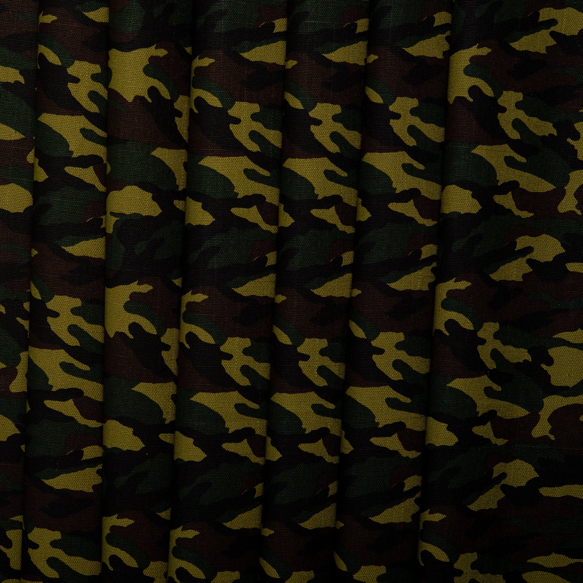 Printed Craft Canvas - TIC-TAC-TOE - Camouflage - Brown / Green - Image 4