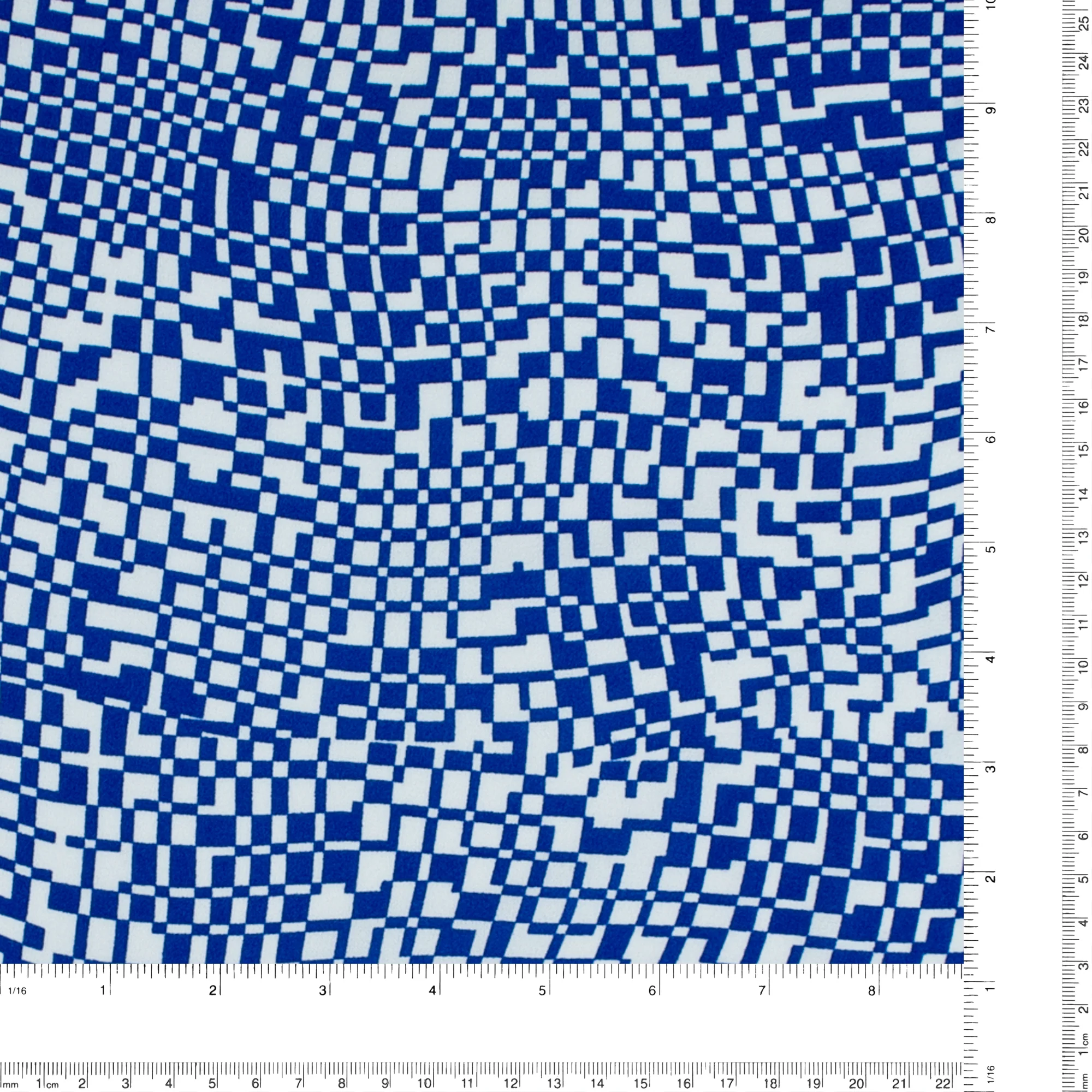 Printed Crepe Knit - TRICIA - 001 - Blue - Image 3
