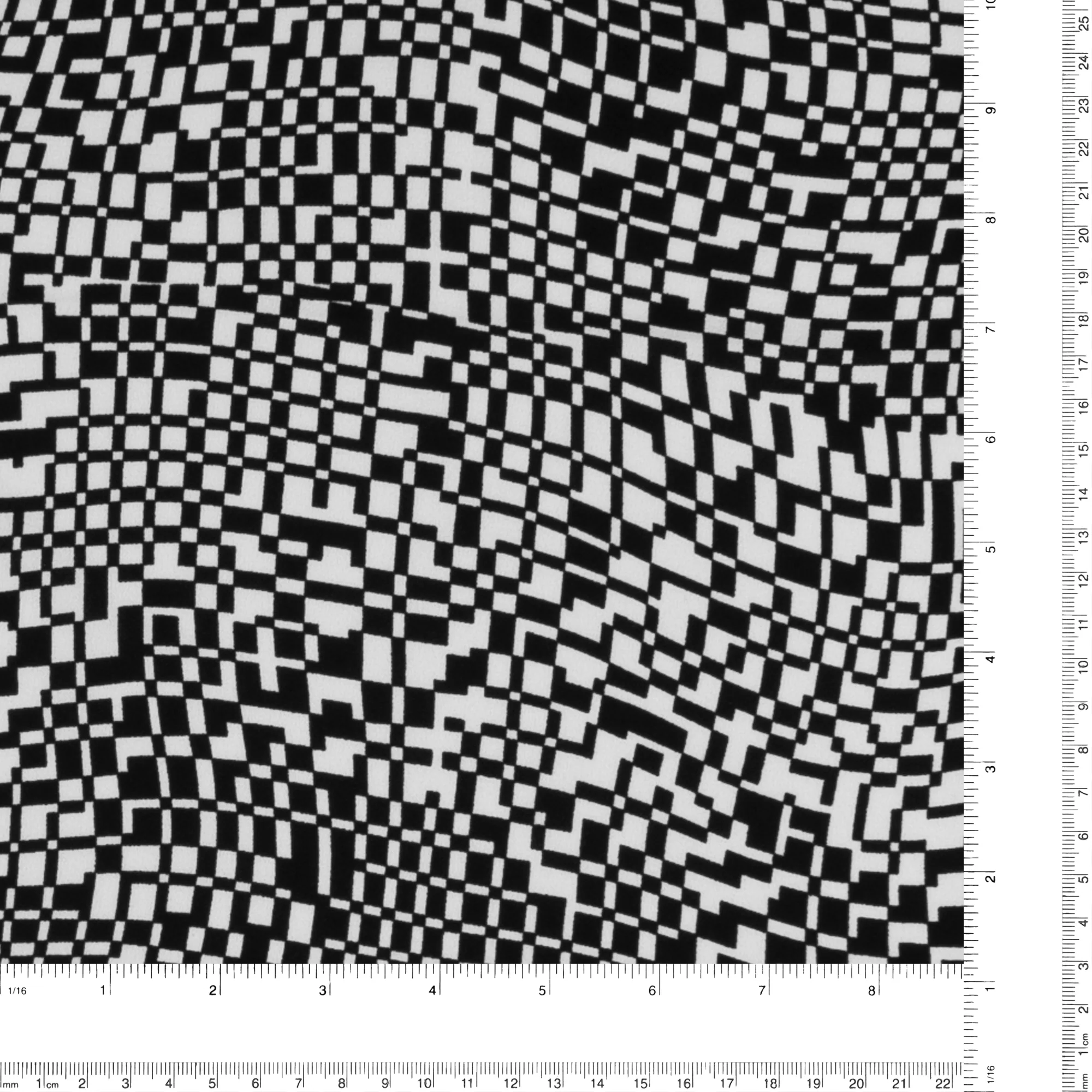 Printed Crepe Knit - TRICIA - 003 - Black - Image 3