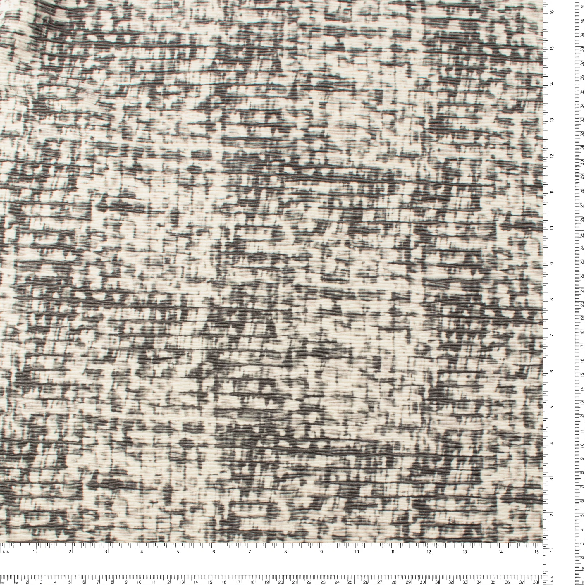 Printed Crinkled Velvet - LOUNGING - 001 - Taupe - Image 3