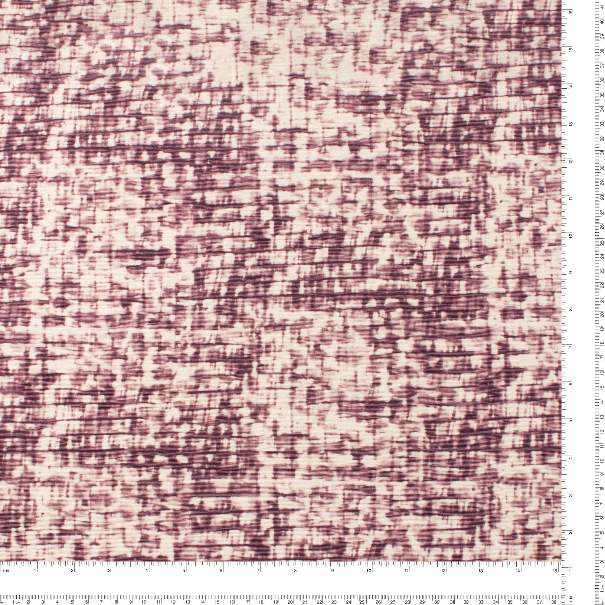 Printed Crinkled Velvet - LOUNGING - 002 - Eggplant - Image 3