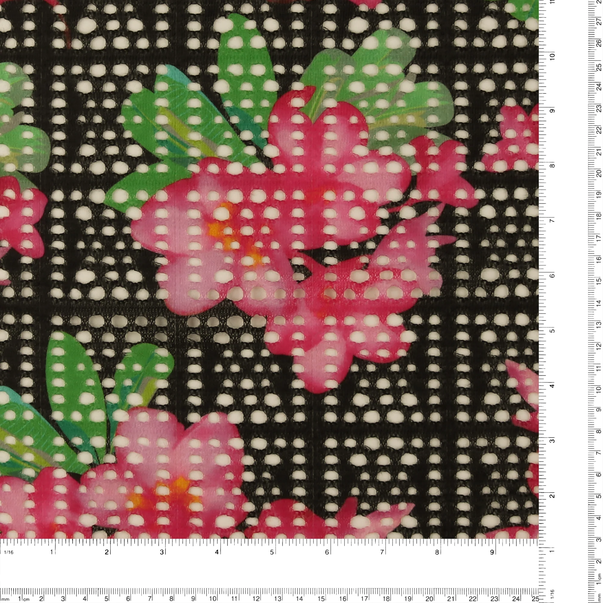 Printed Crochet - SUMMER ESSENTIALS - 001 - Black - Image 3