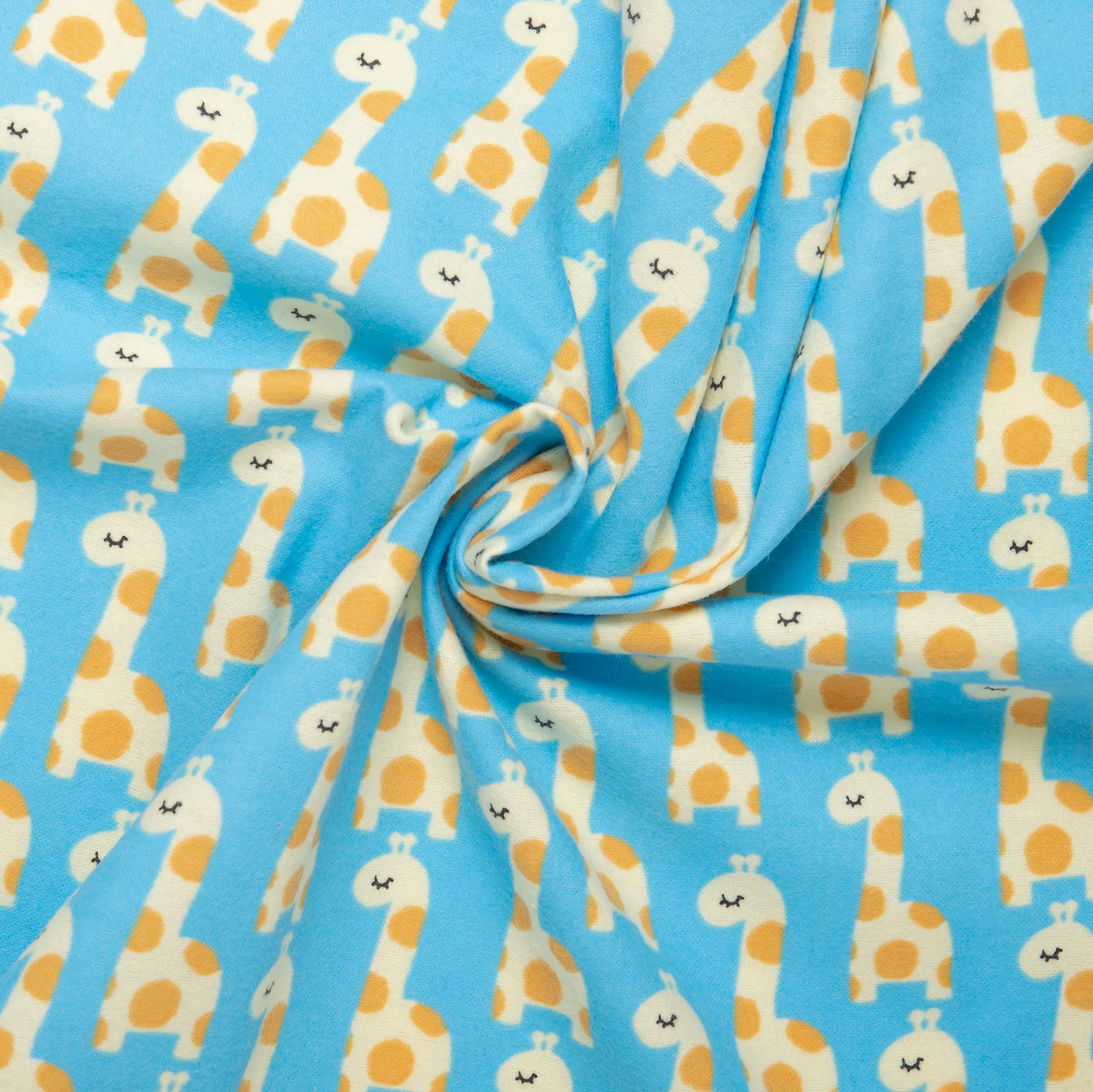 Printed Flannelette - CHARLIE - 005 - Blue - Image 2