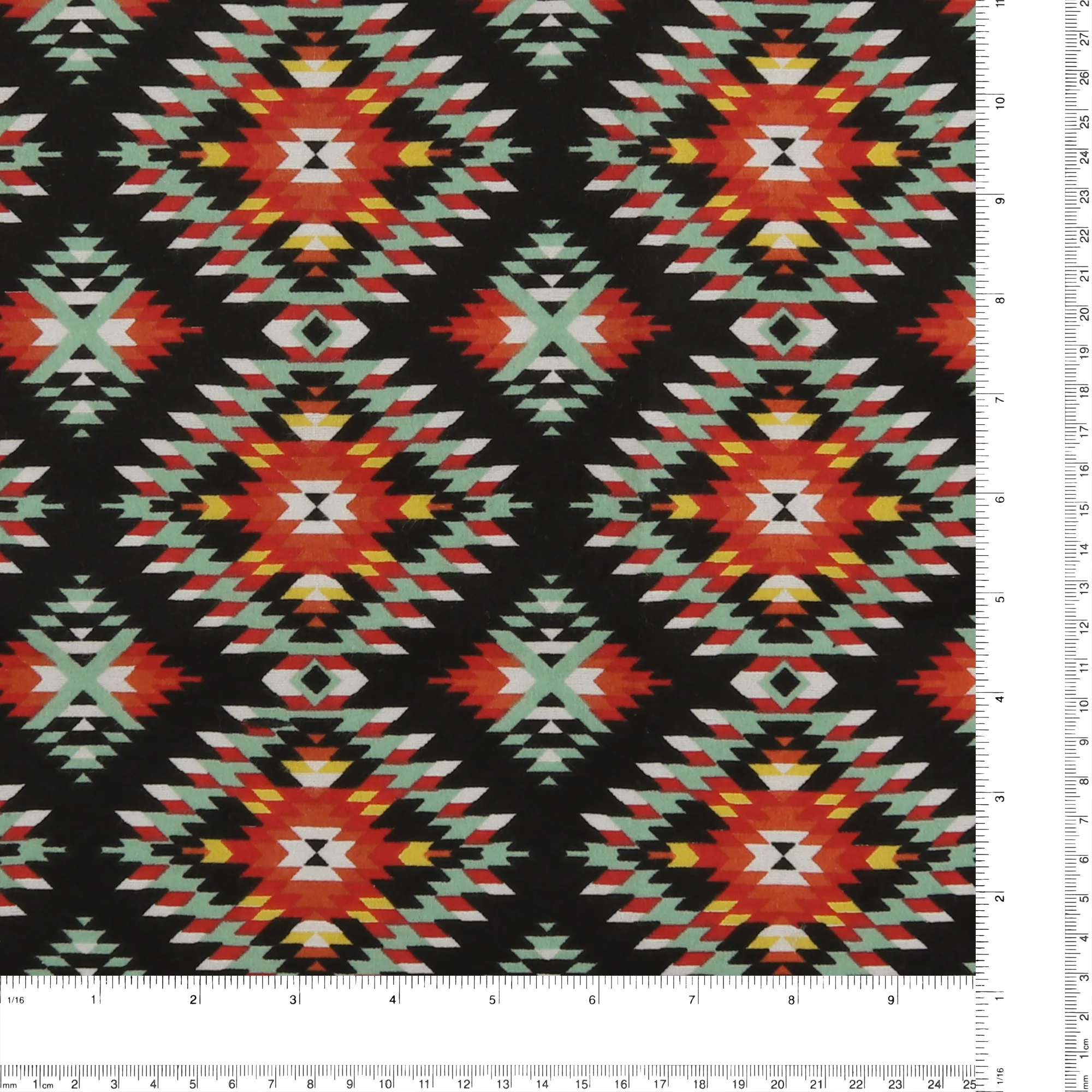 Printed Flannelette - CHARLIE - 114 - Black - Image 3
