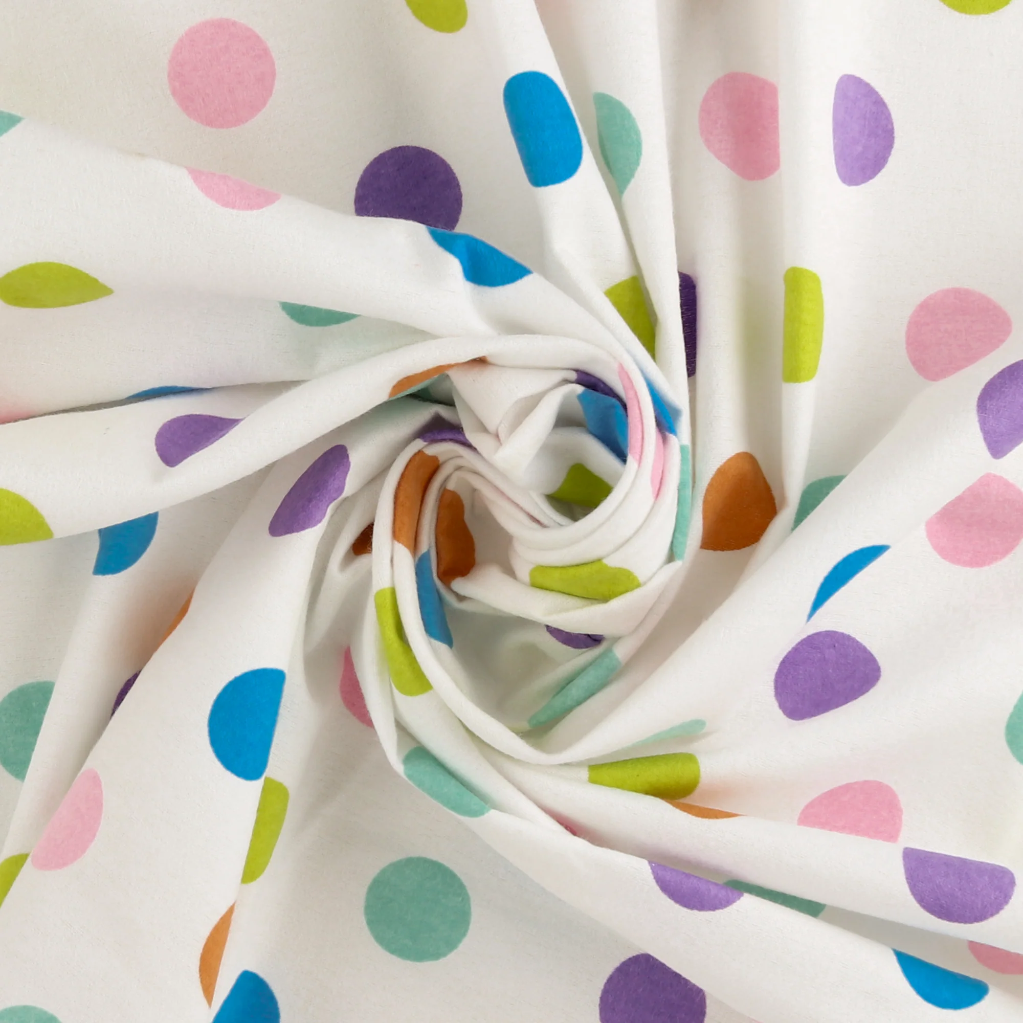 Printed Flannelette - CHARLIE - 141 - White - Image 2