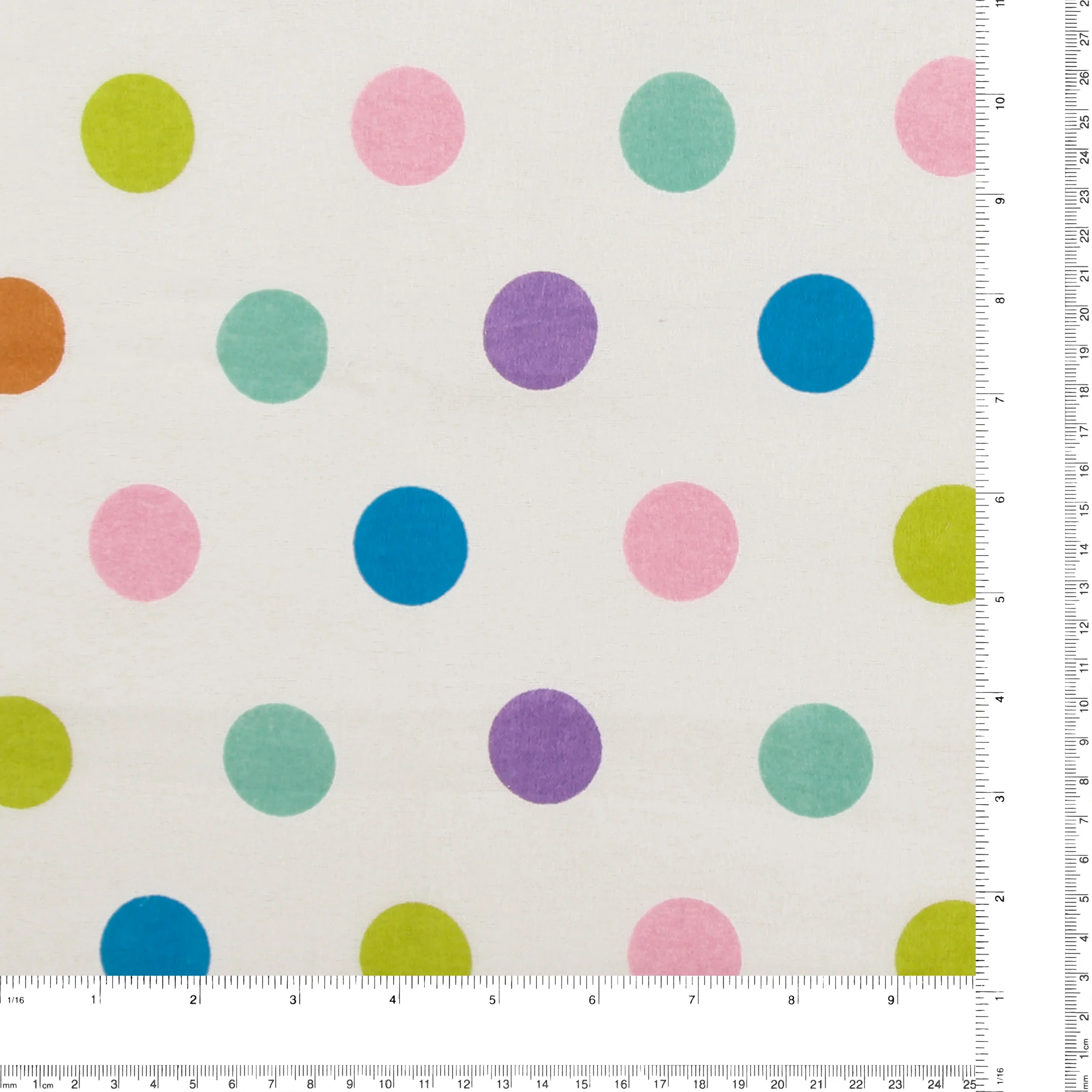 Printed Flannelette - CHARLIE - 141 - White - Image 3