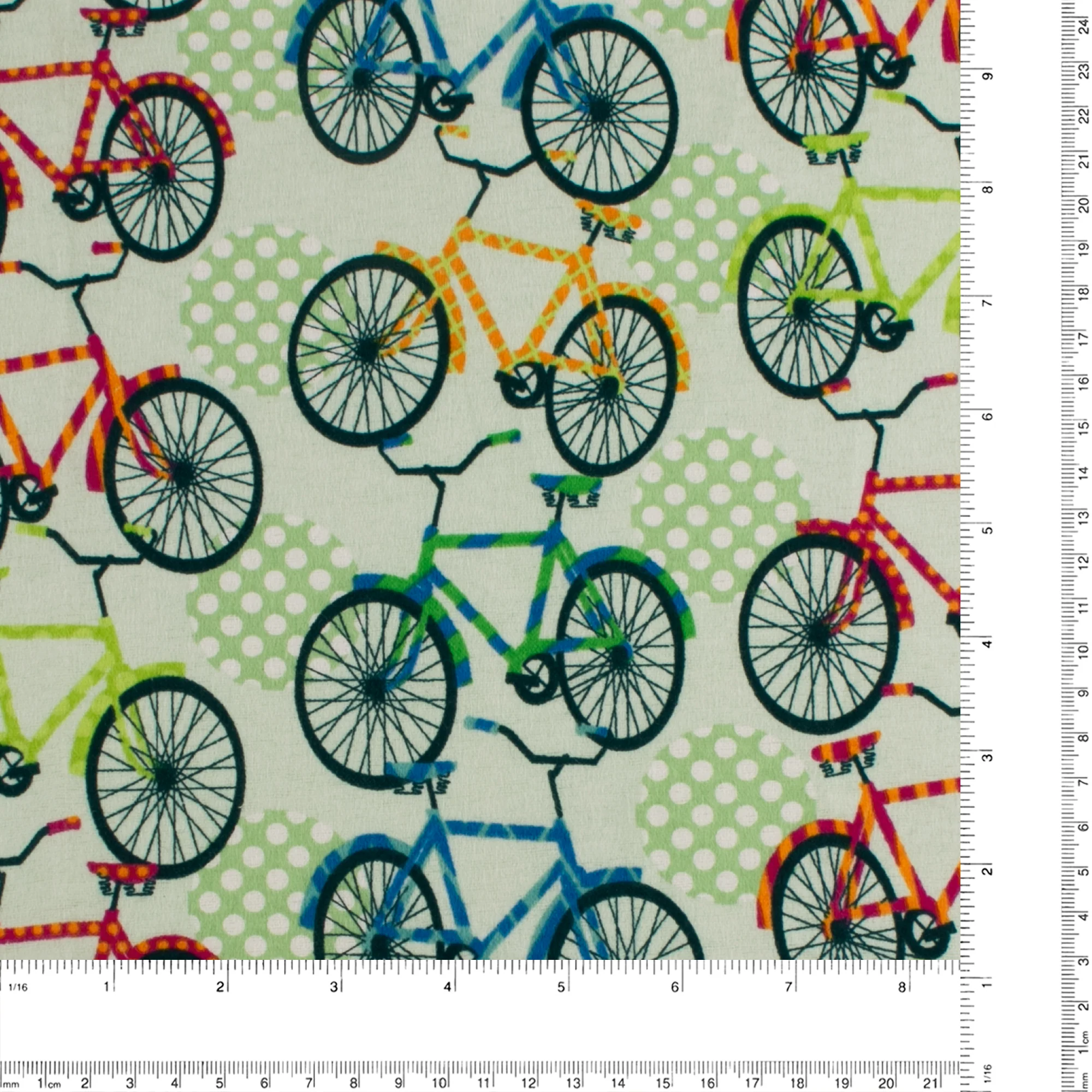 Printed Flannelette - CHARLIE - 145 - Mint - Image 3