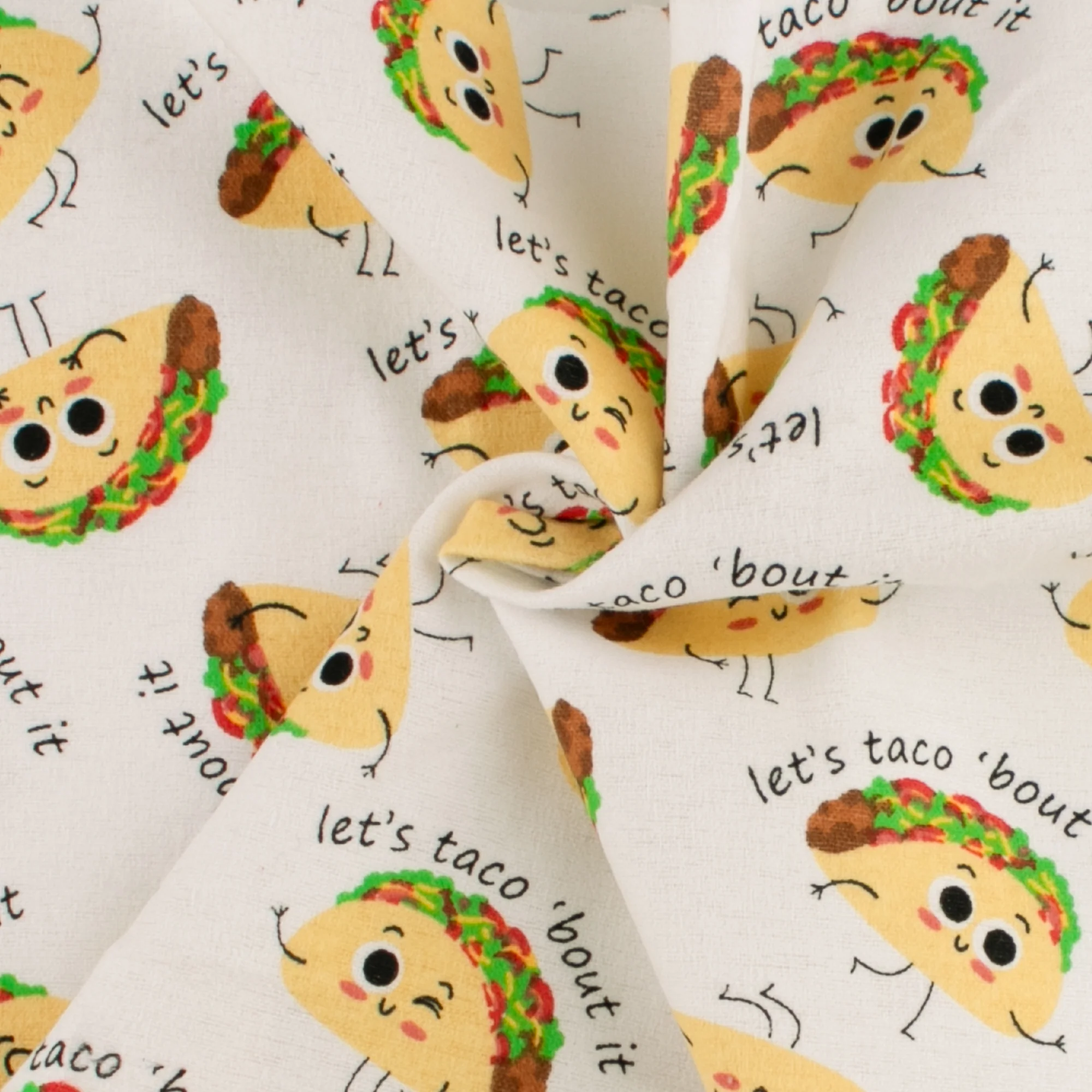 Printed Flannelette - CHARLIE - 149 - White - Image 2