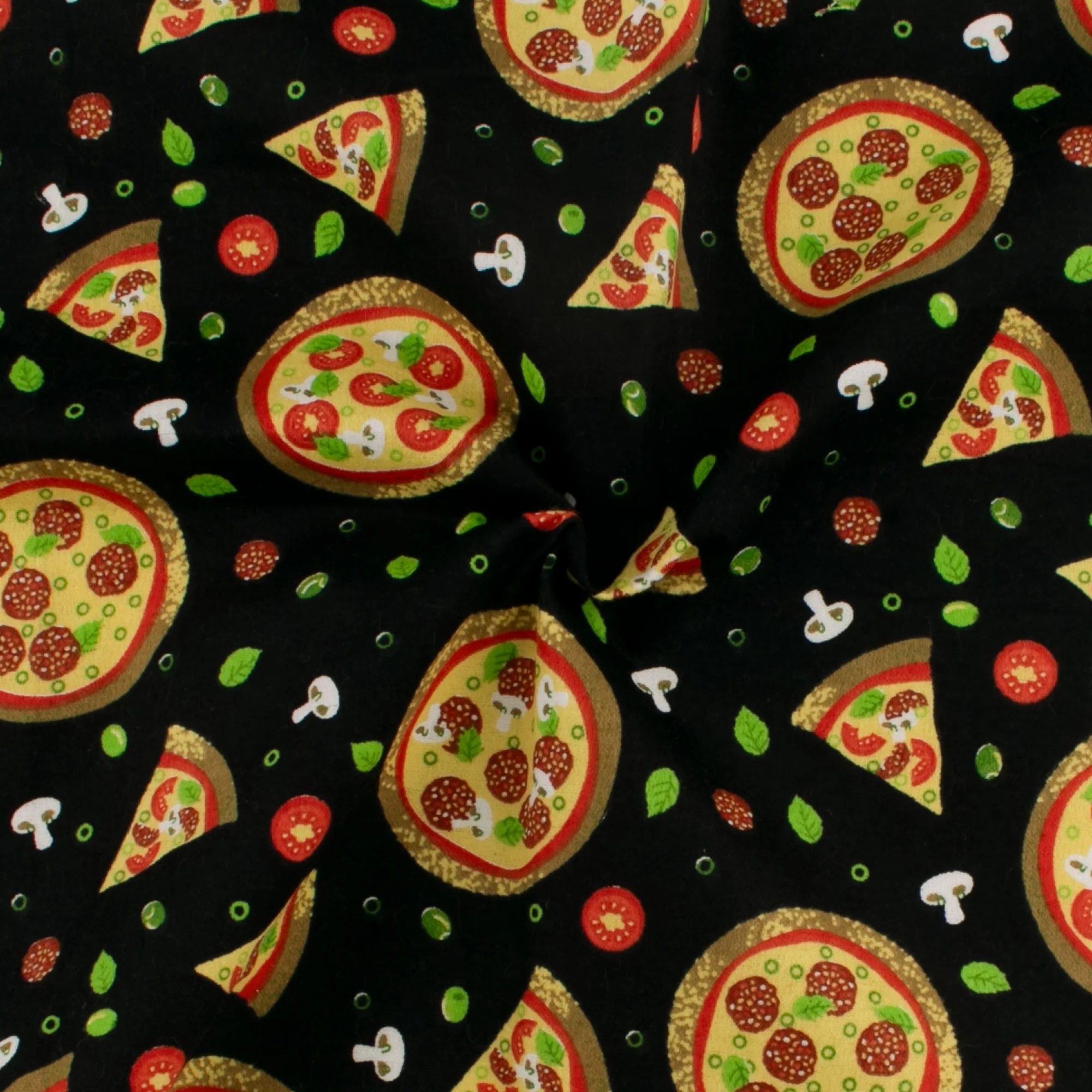 Printed Flannelette - CHARLIE - 152 - Black - Image 2