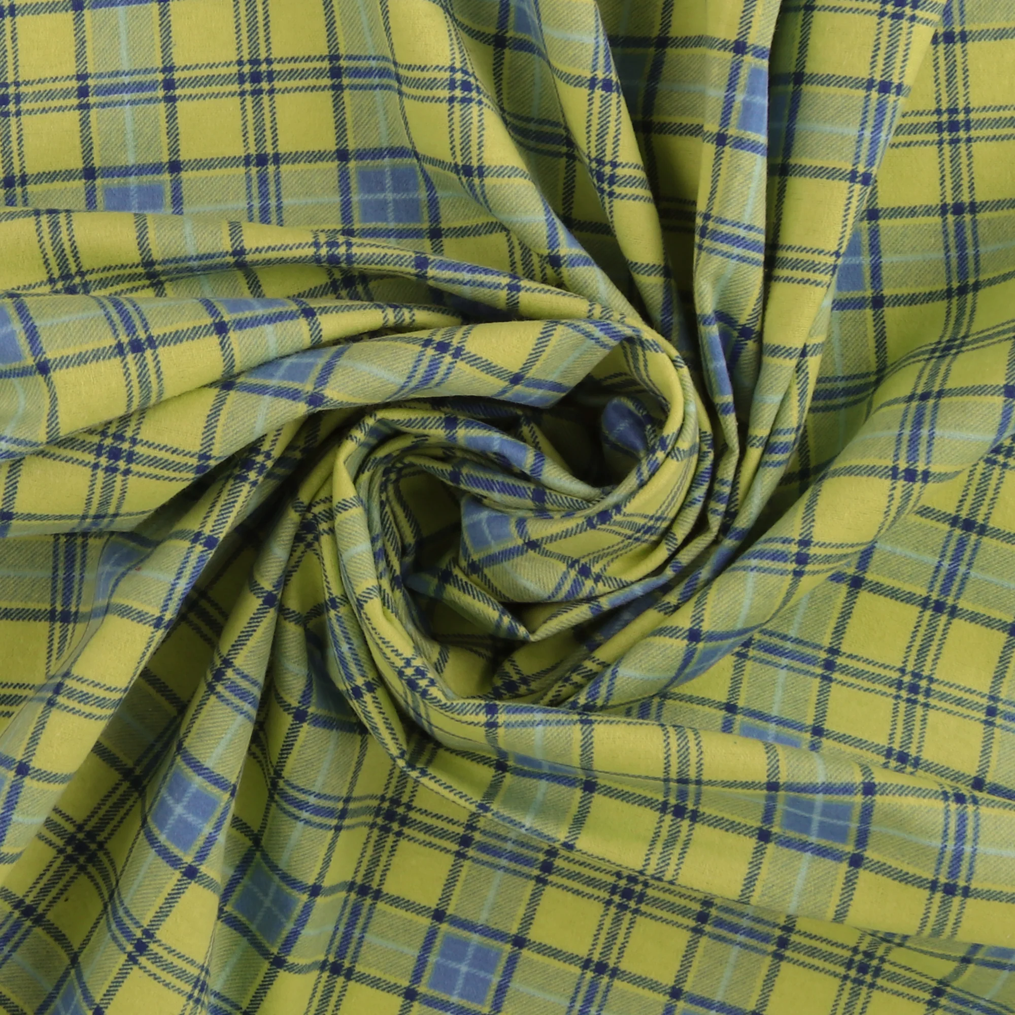 Printed Flannelette - CHARLIE - 152 - Limeade - Image 2