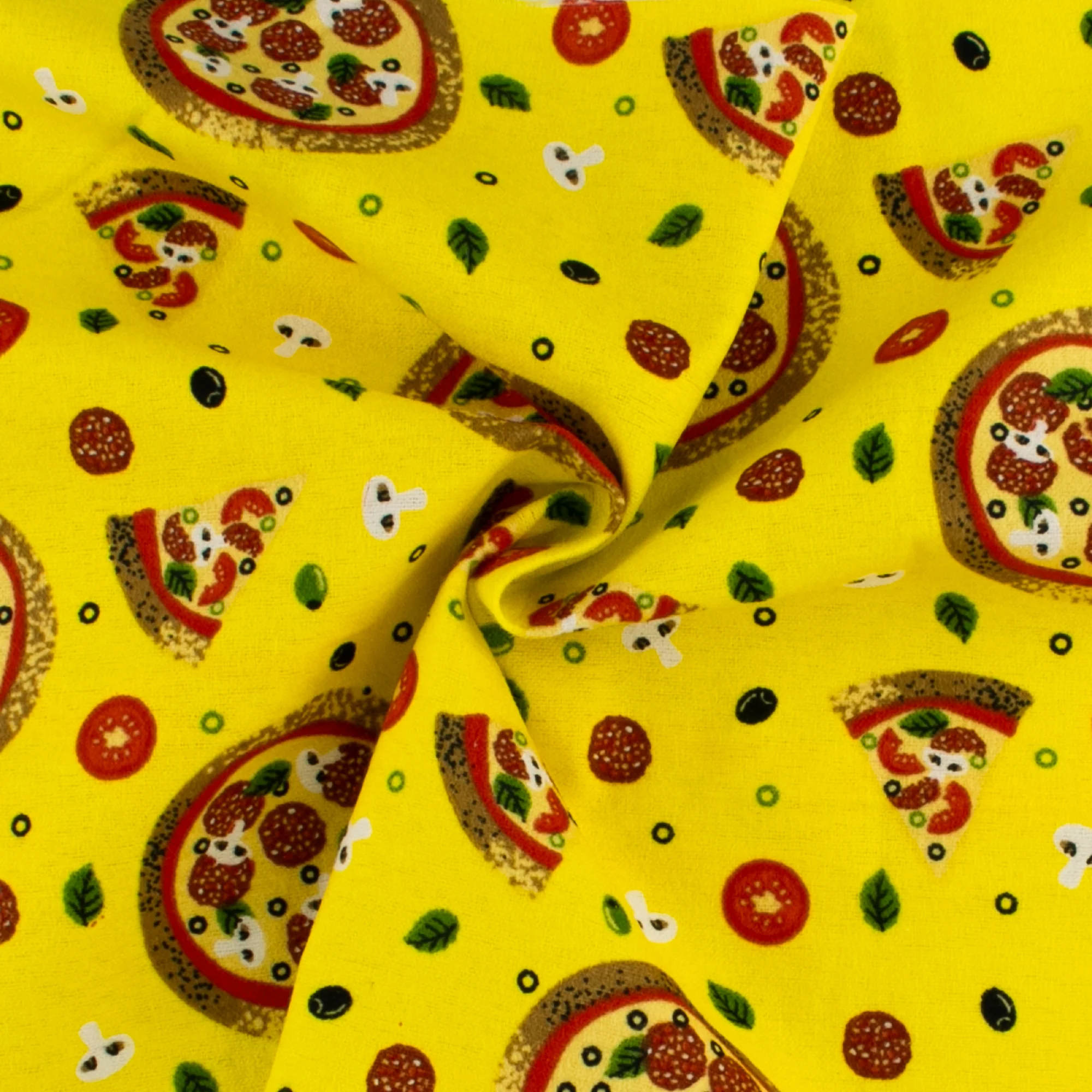Printed Flannelette - CHARLIE - 154 - Lemon - Image 2