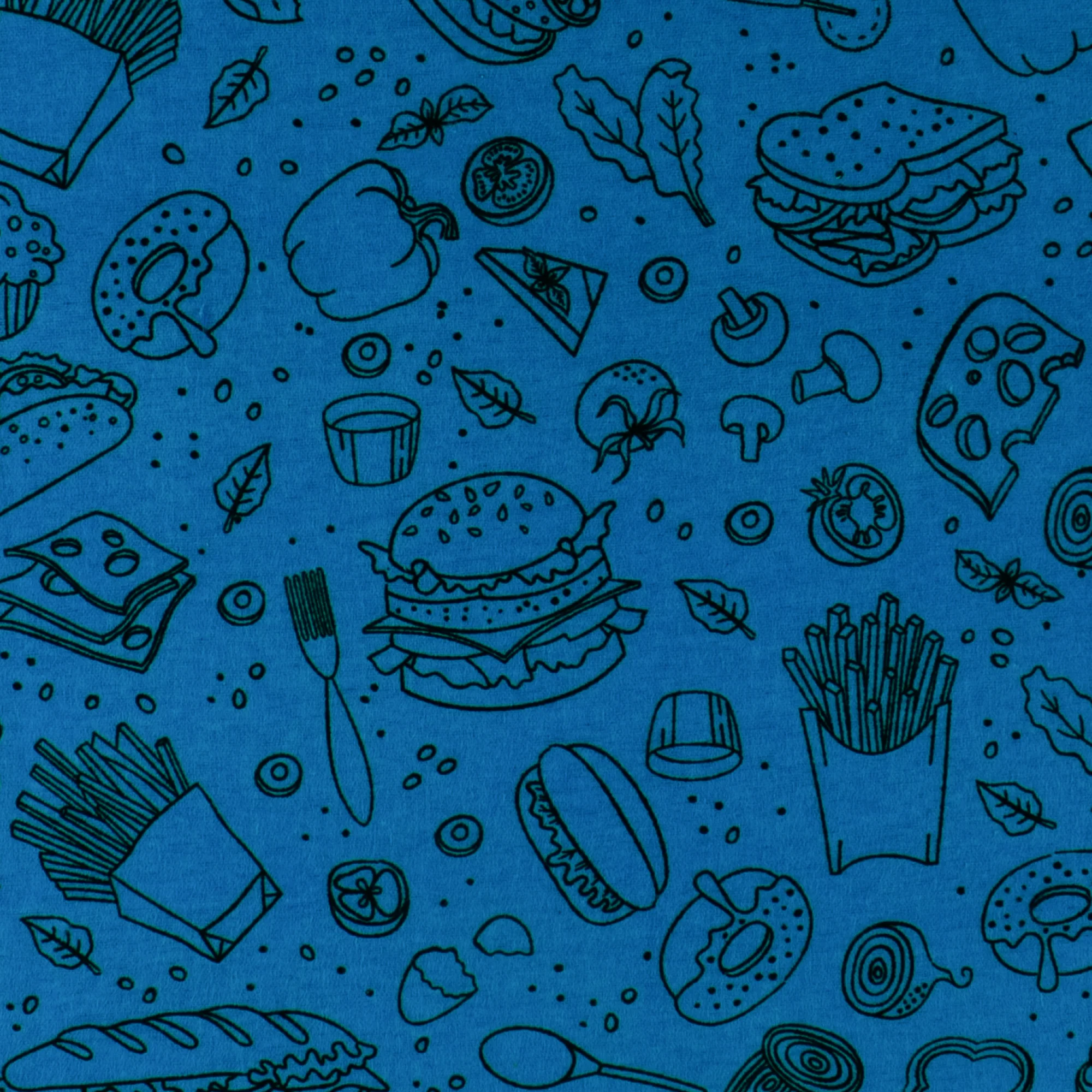 Printed Flannelette - CHARLIE - 155 - Azure