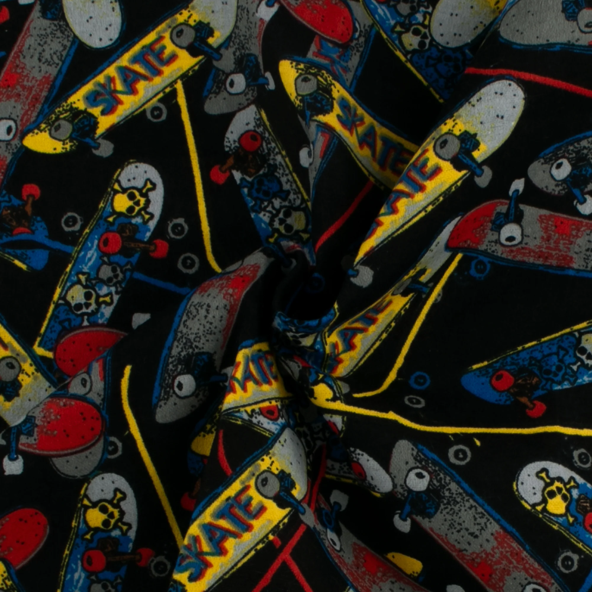 Printed Flannelette - CHARLIE - 160 - Black - Image 2