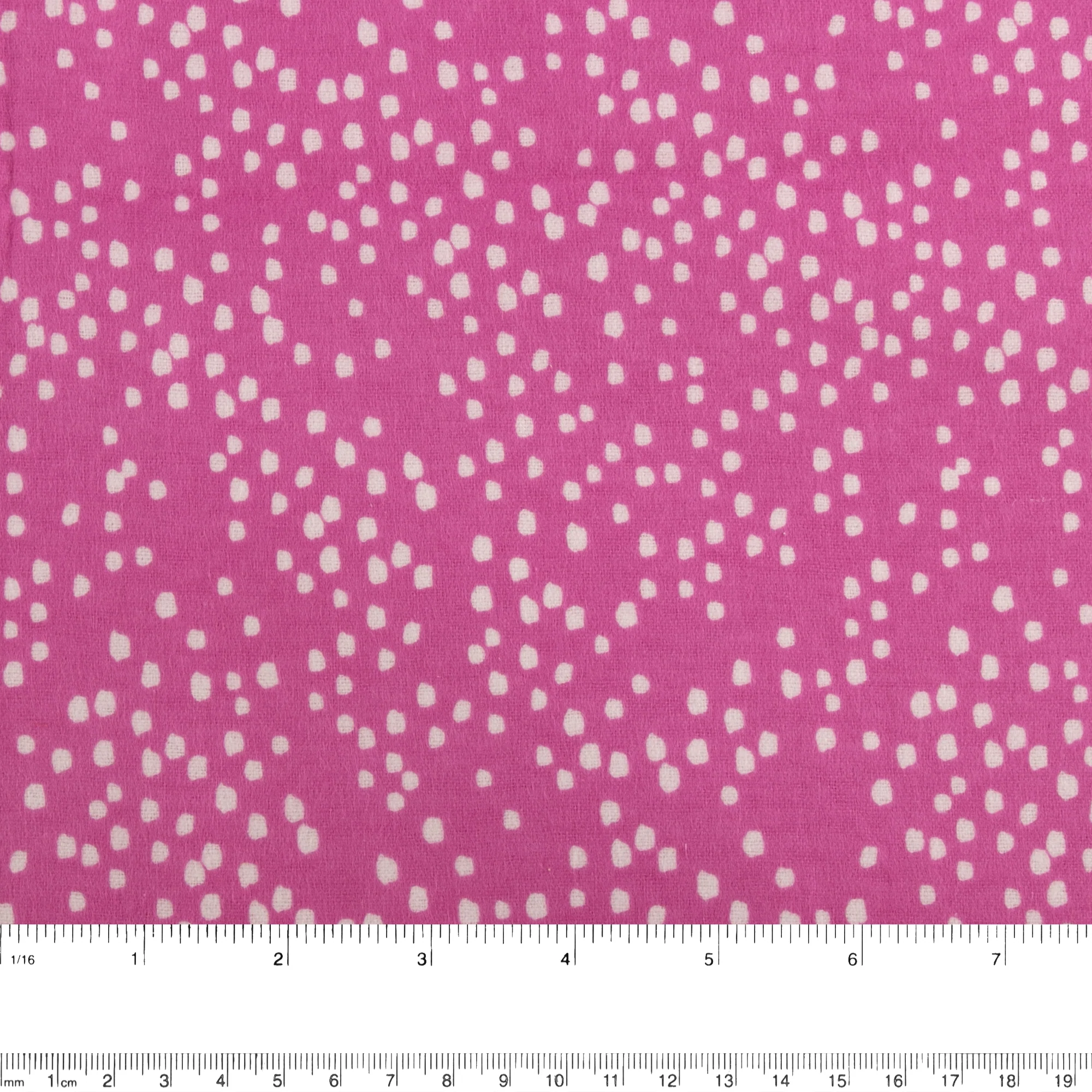 Printed Flannelette - CHARLIE - 943 - Pink - Image 2