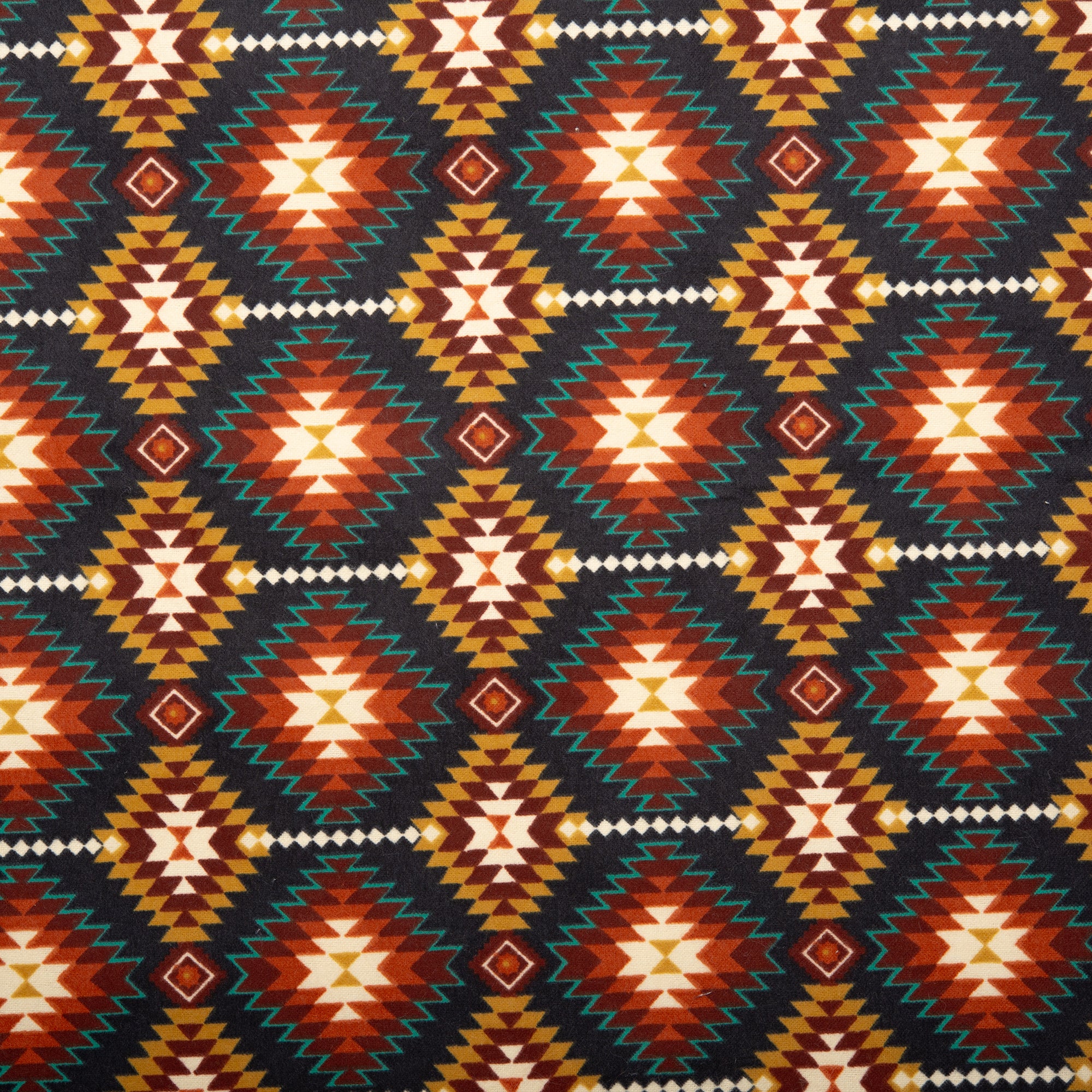 Printed Flannelette - CHARLIE - Wabasca - Black