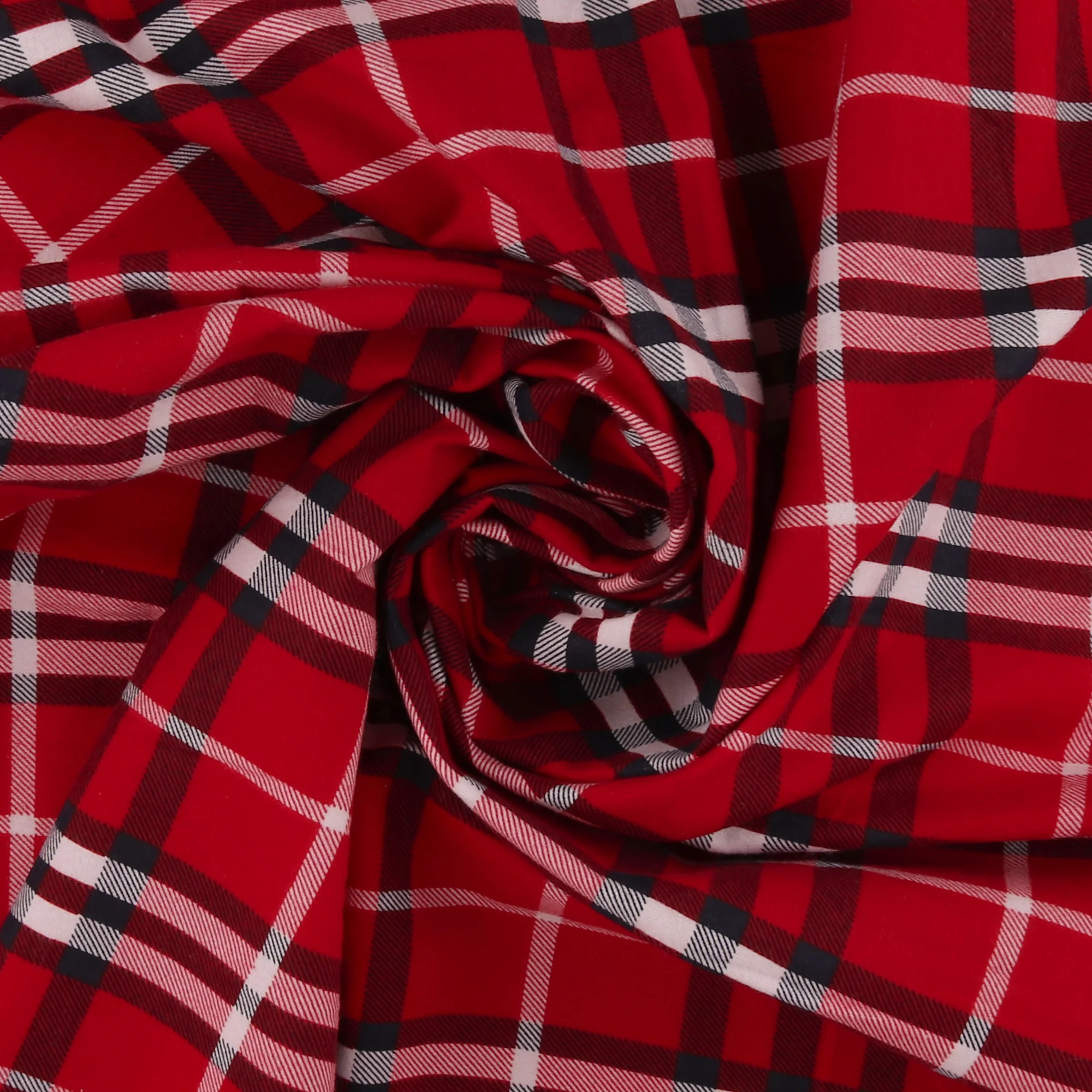 Printed Flannelette - CHELSEA - 001 - Red - Image 2