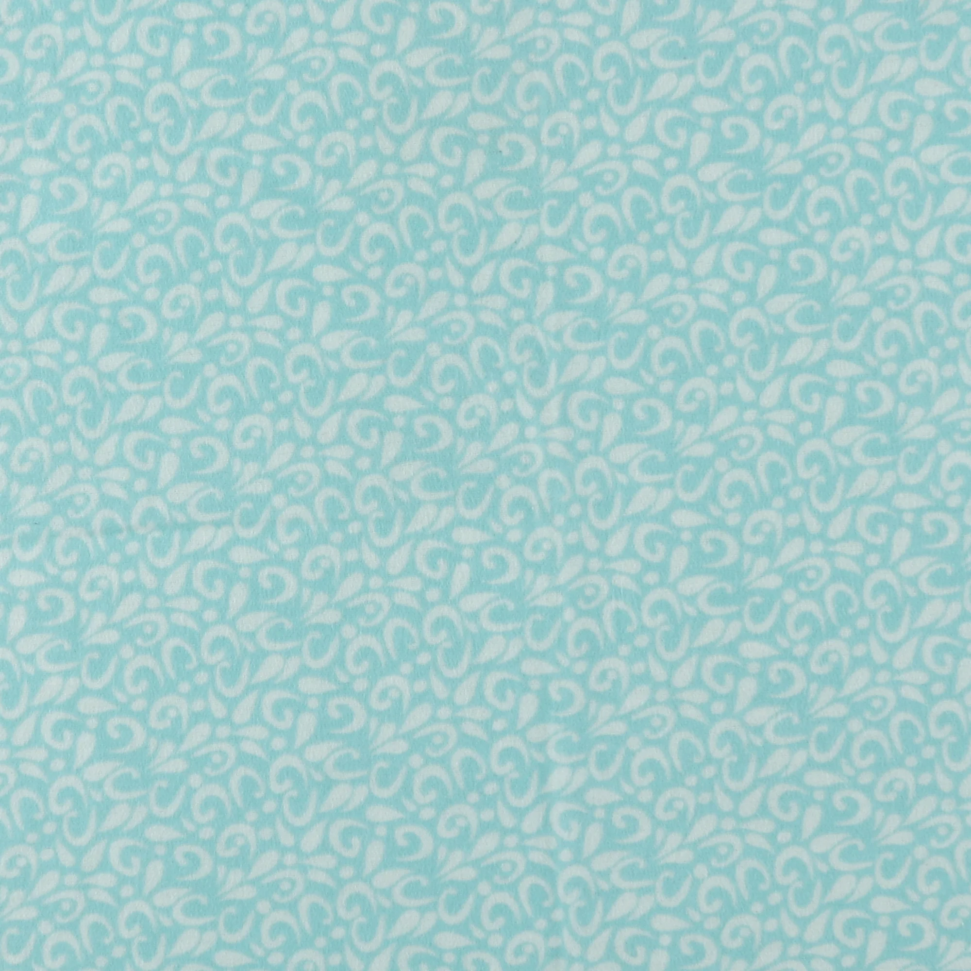 Printed Flannelette - CHELSEA - 007 - Aqua