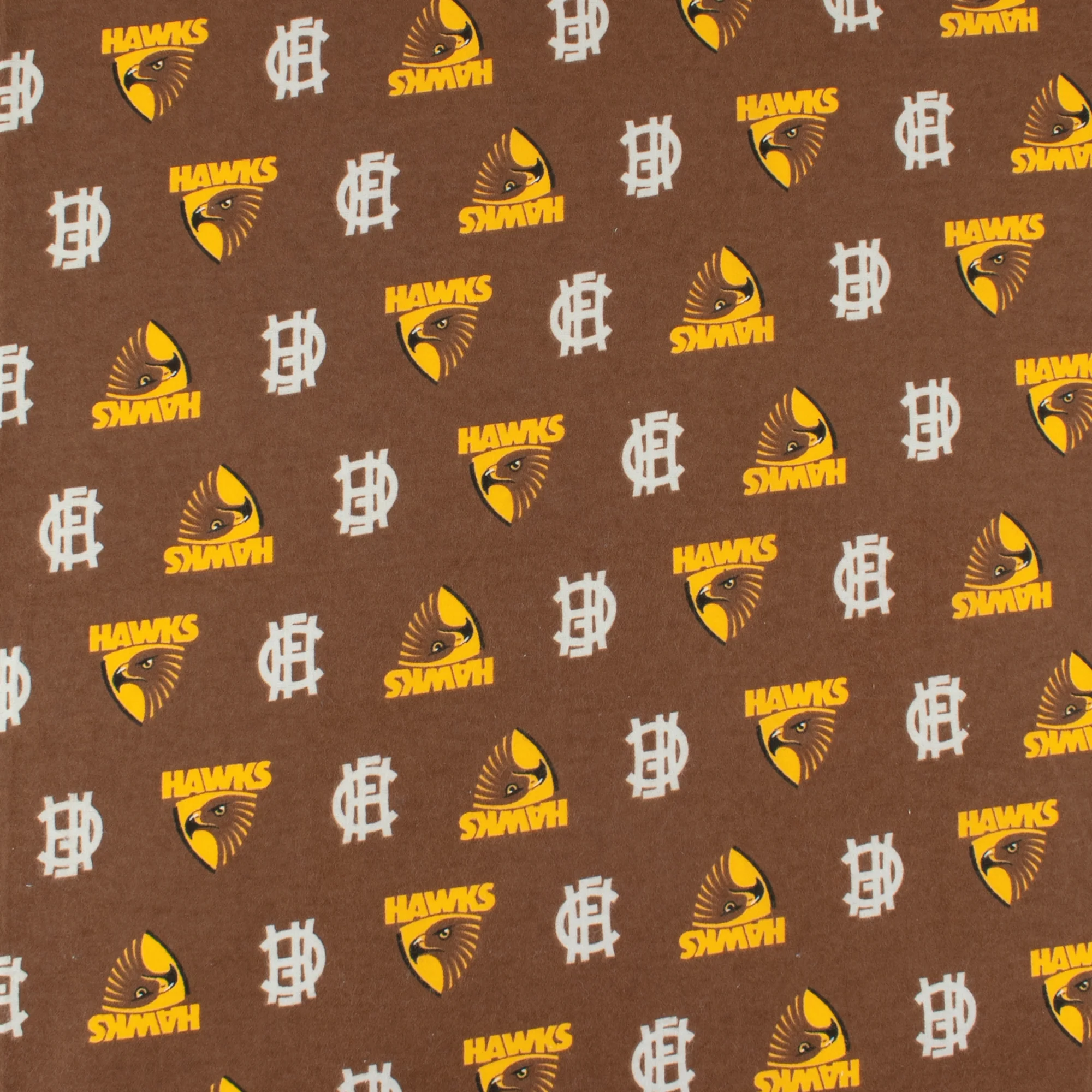 Printed Flannelette CHELSEA - 1439 - Brown