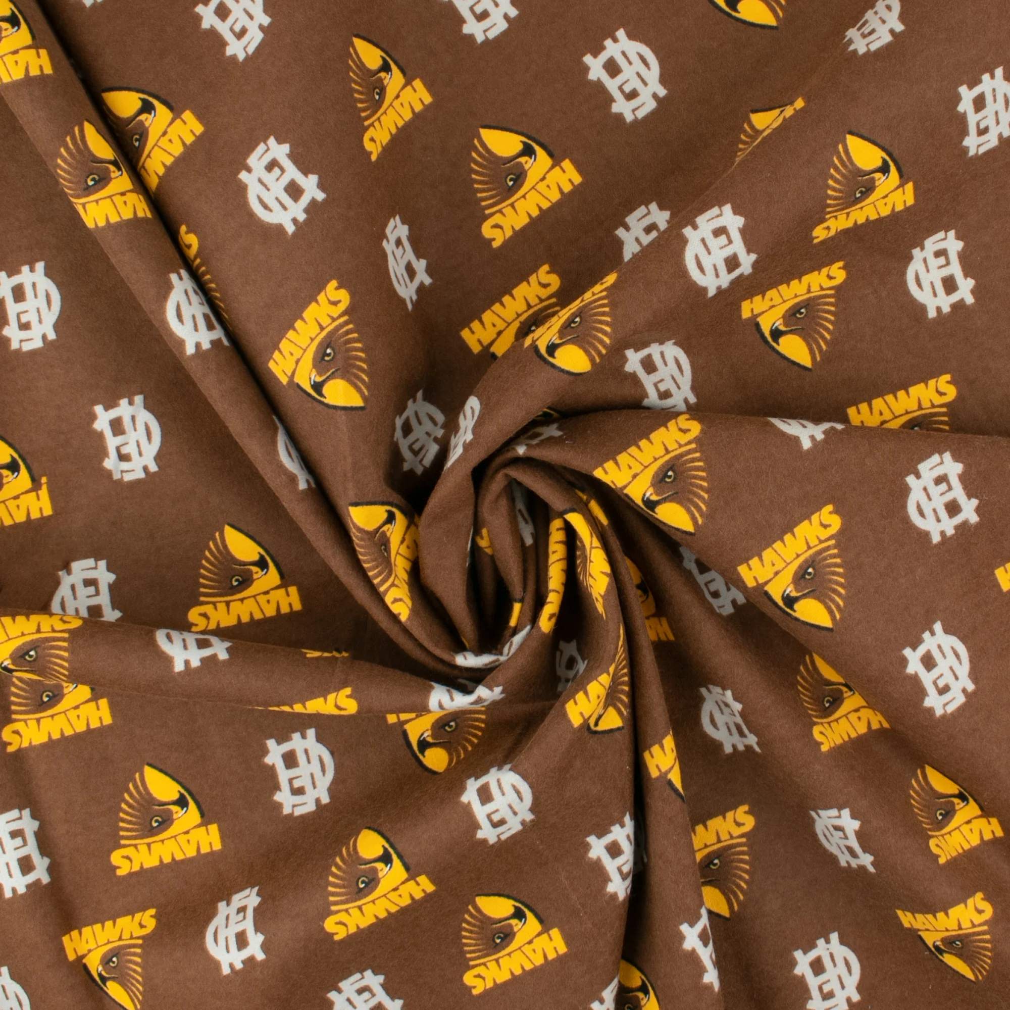 Printed Flannelette CHELSEA - 1439 - Brown - Image 2
