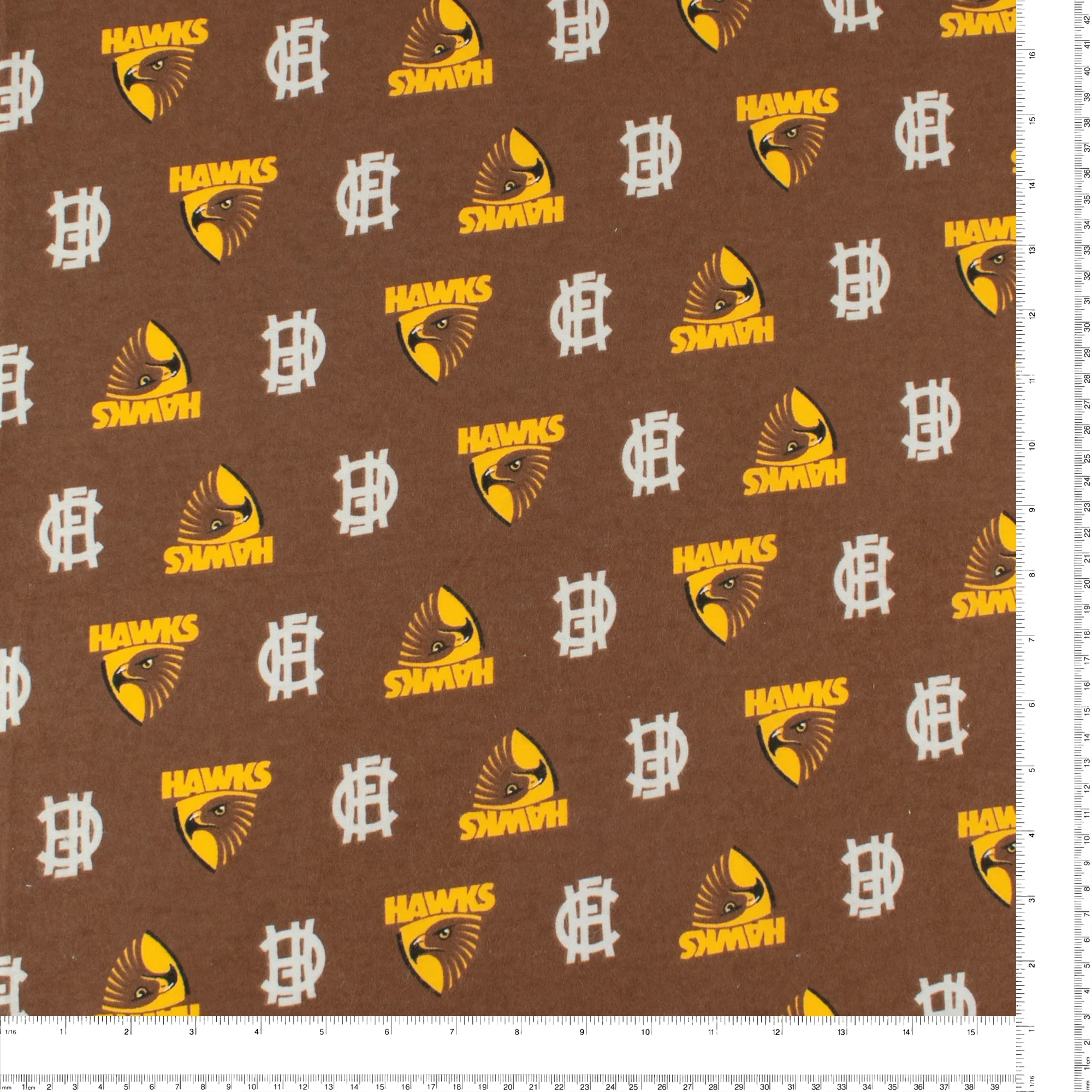 Printed Flannelette CHELSEA - 1439 - Brown - Image 3