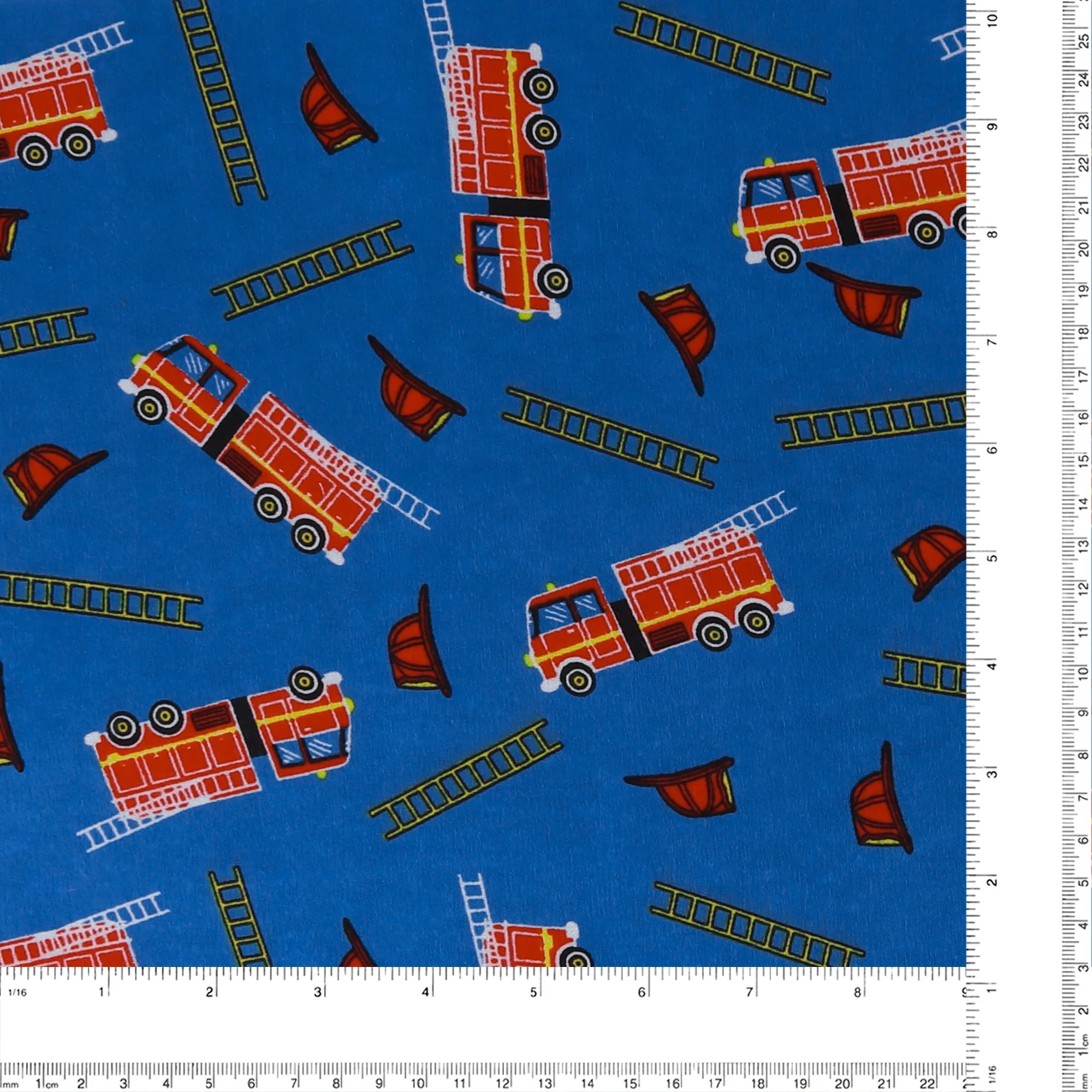 Printed Flannelette CHELSEA - 1461 - Blue - Image 3