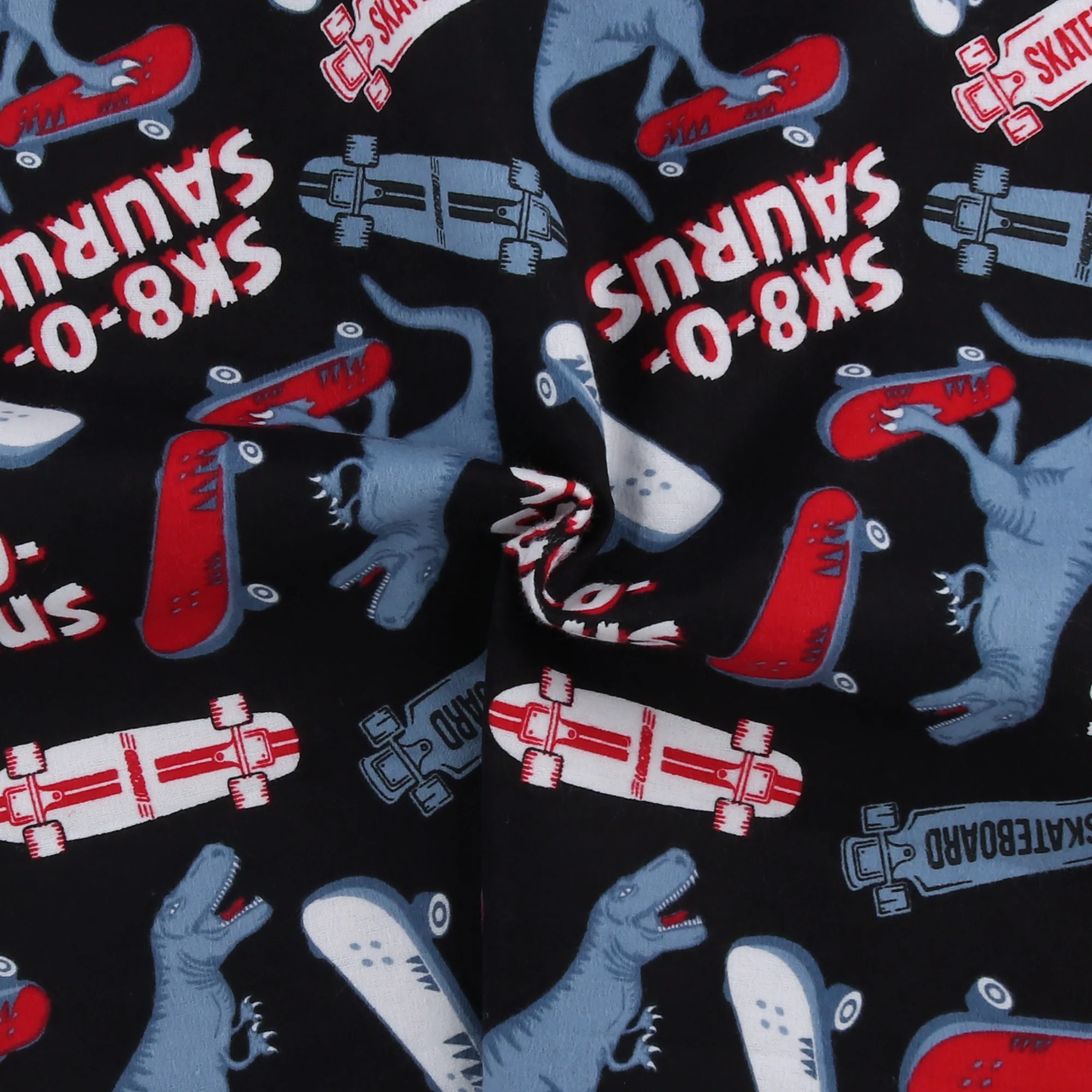 Printed Flannelette CHELSEA - 1481 - Black - Image 2