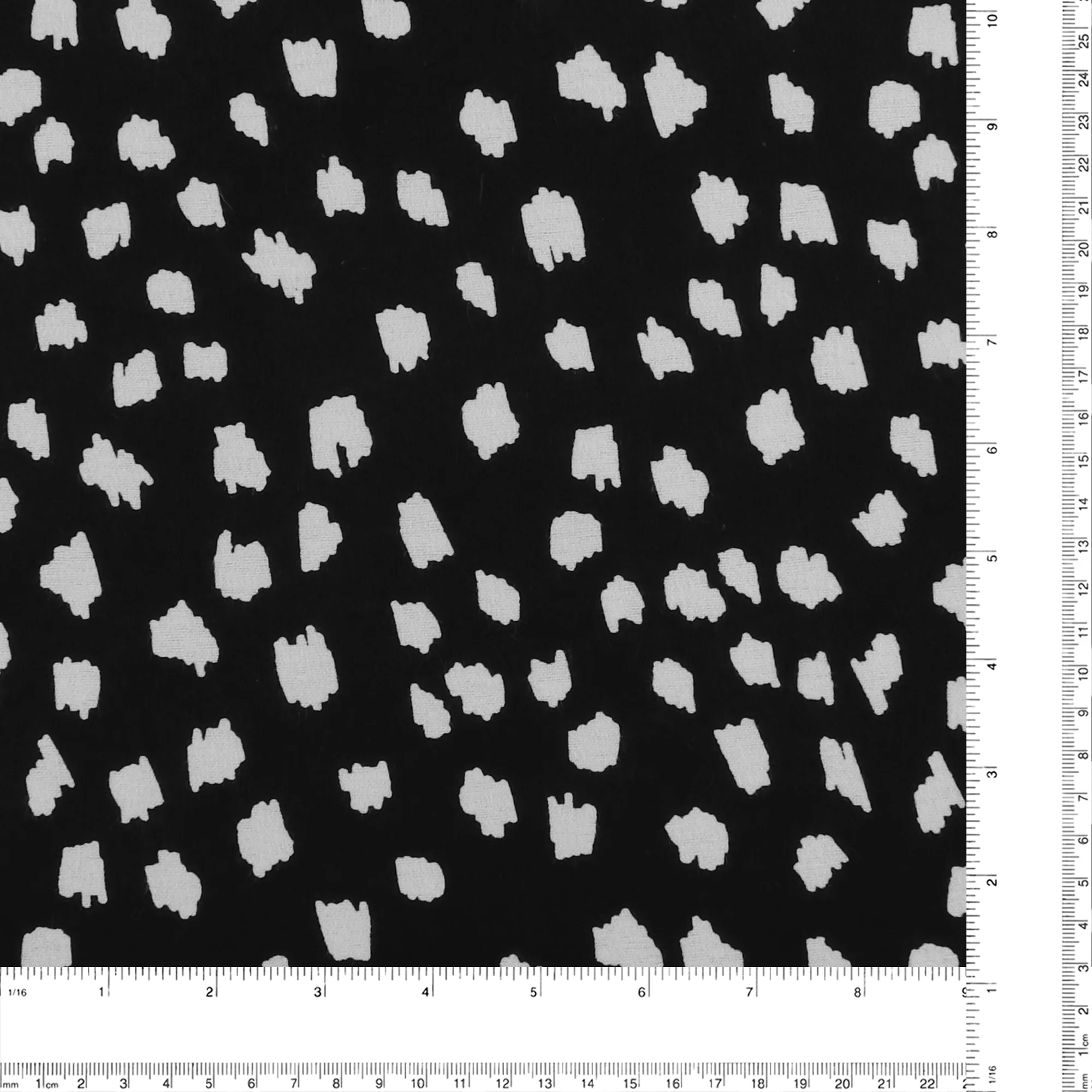 Printed Flannelette CHELSEA - 1489 - Black - Image 3