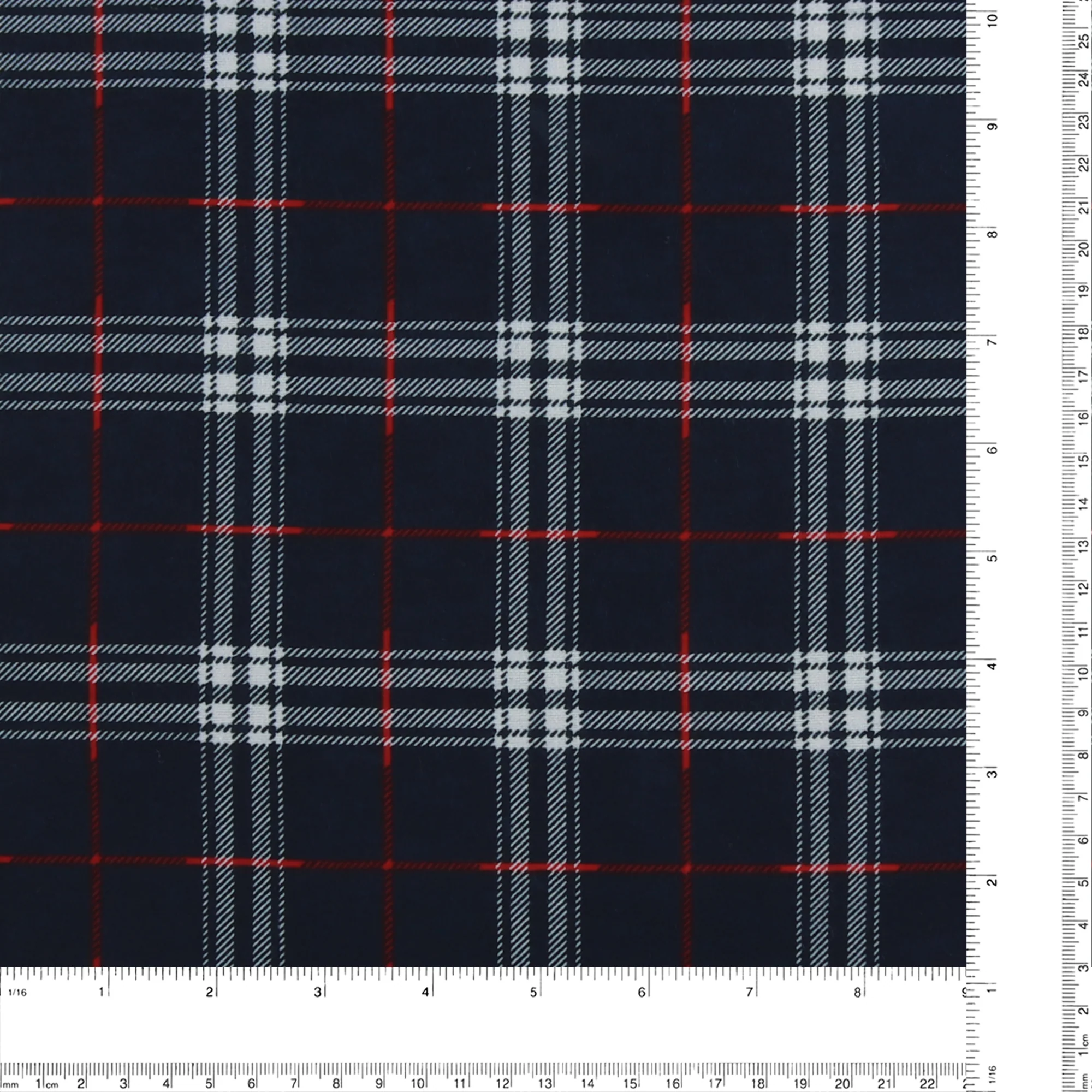 Printed Flannelette CHELSEA - 1512 - Navy - Image 3