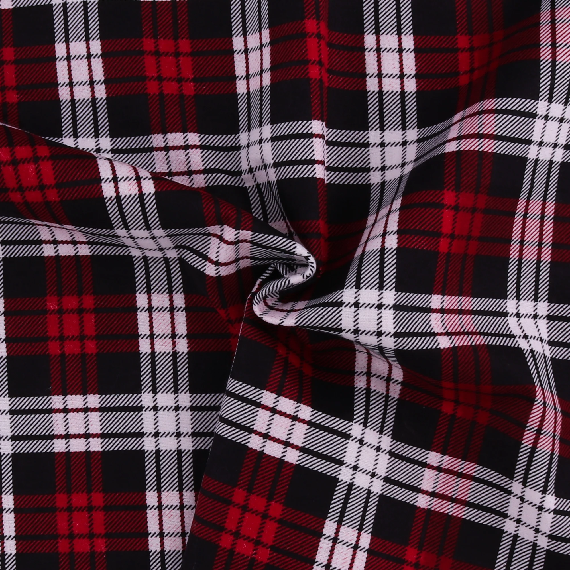 Printed Flannelette CHELSEA - 1516 - Red - Image 2