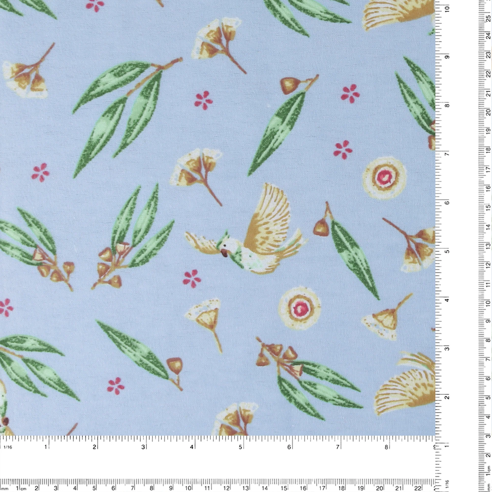 Printed Flannelette CHELSEA - 1520 - Light Blue - Image 3